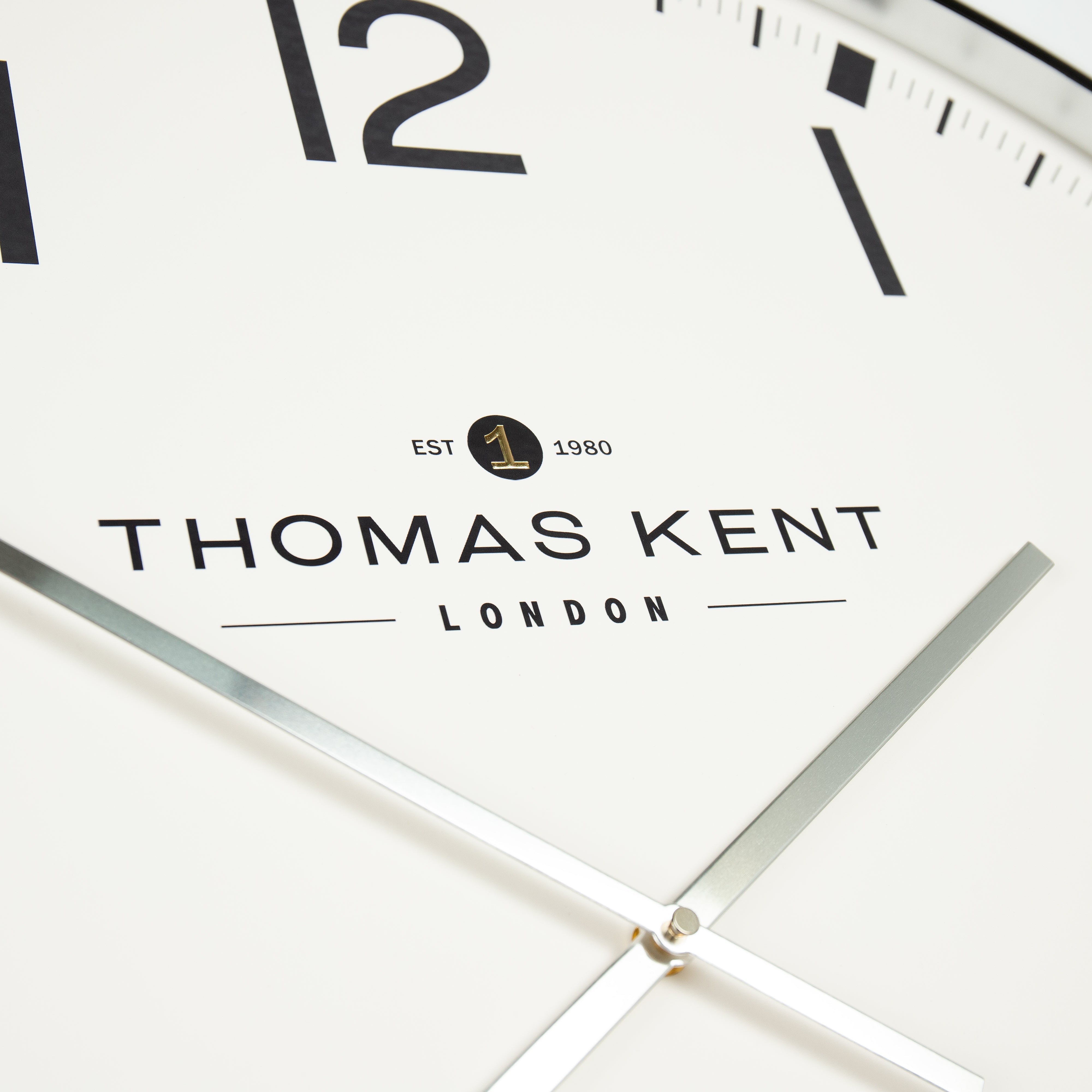 Clocksmith No.1 Wall Clock in Black - Black