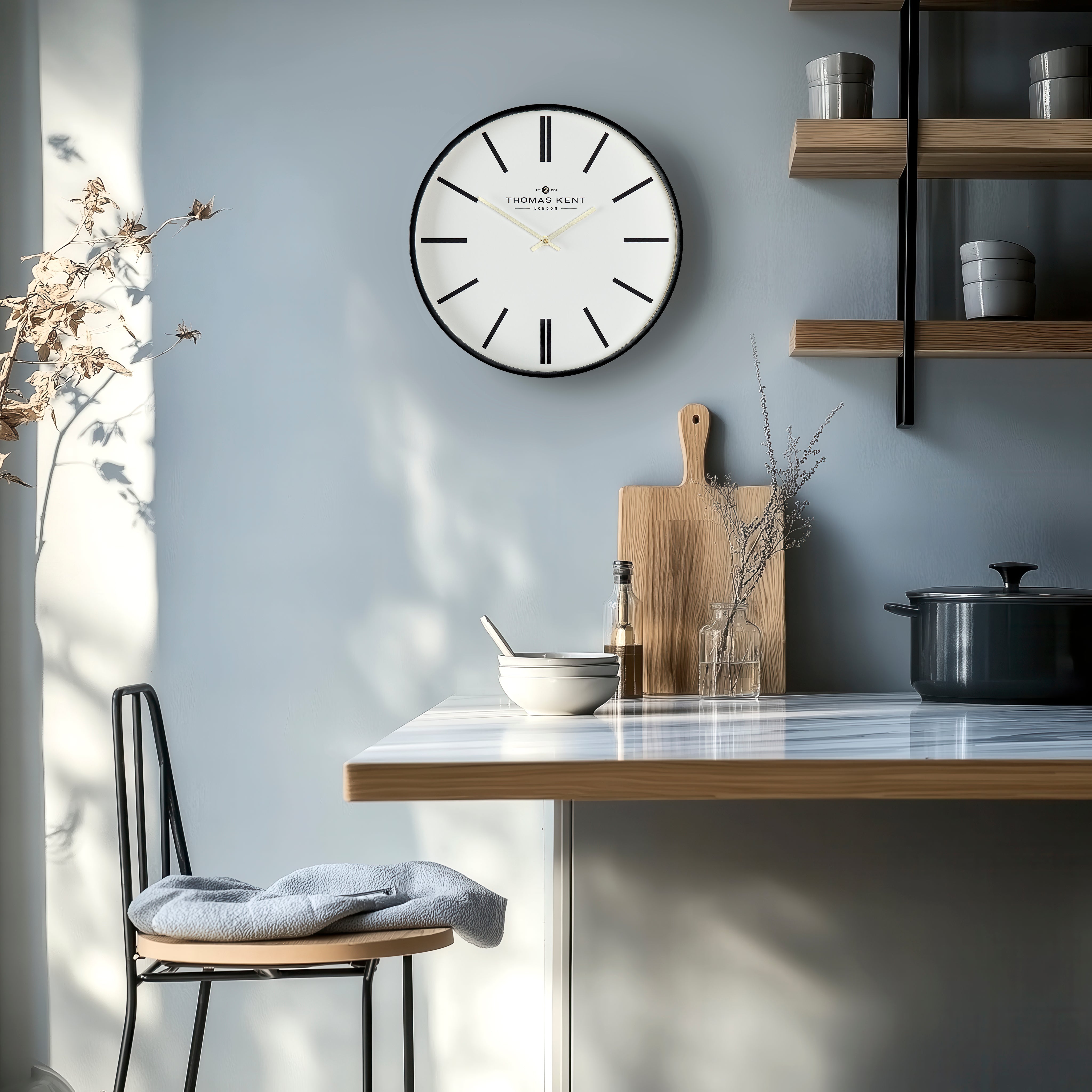 Clocksmith No.2 Wall Clock in Black