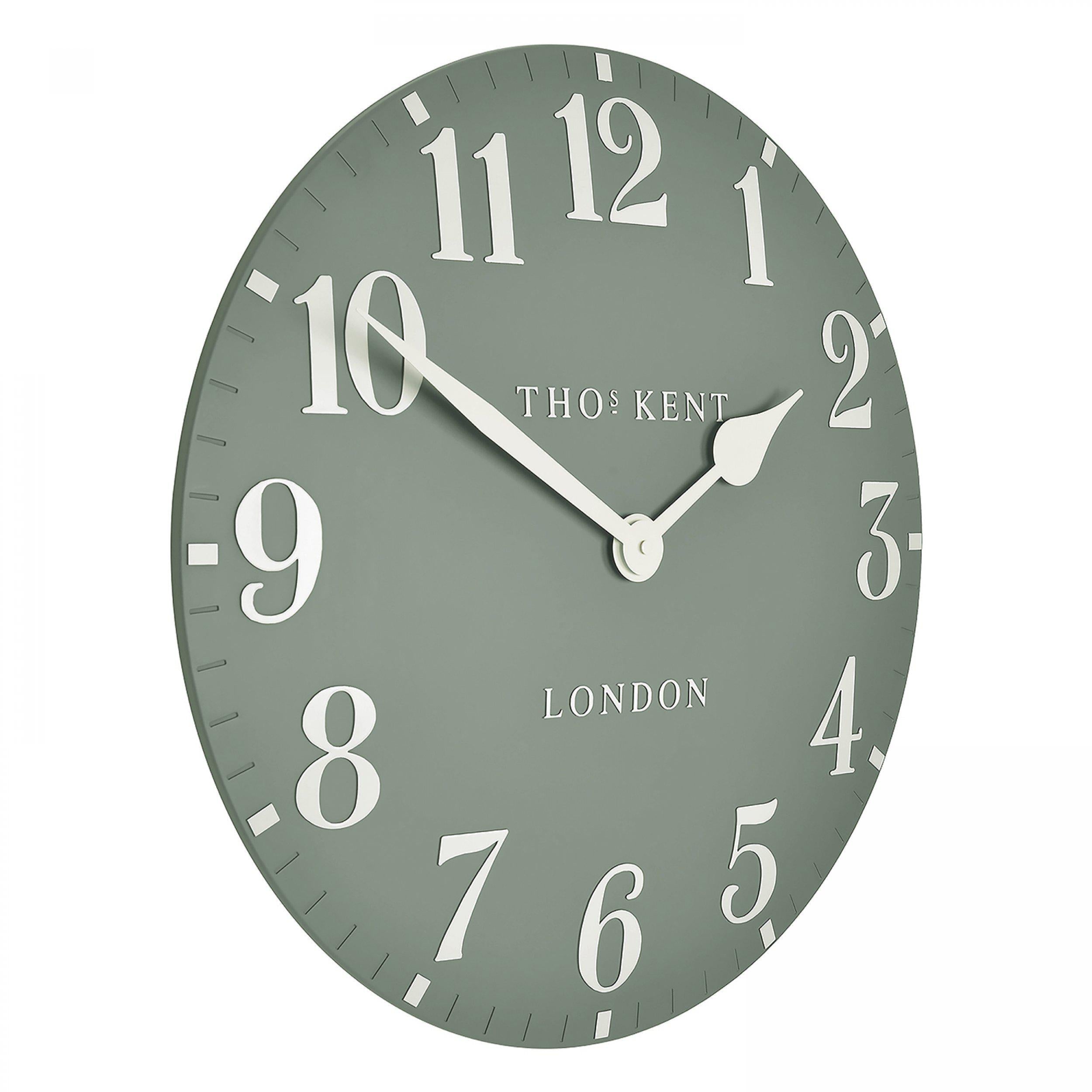Arabic Wall Clock in Seagrass - Seagrass