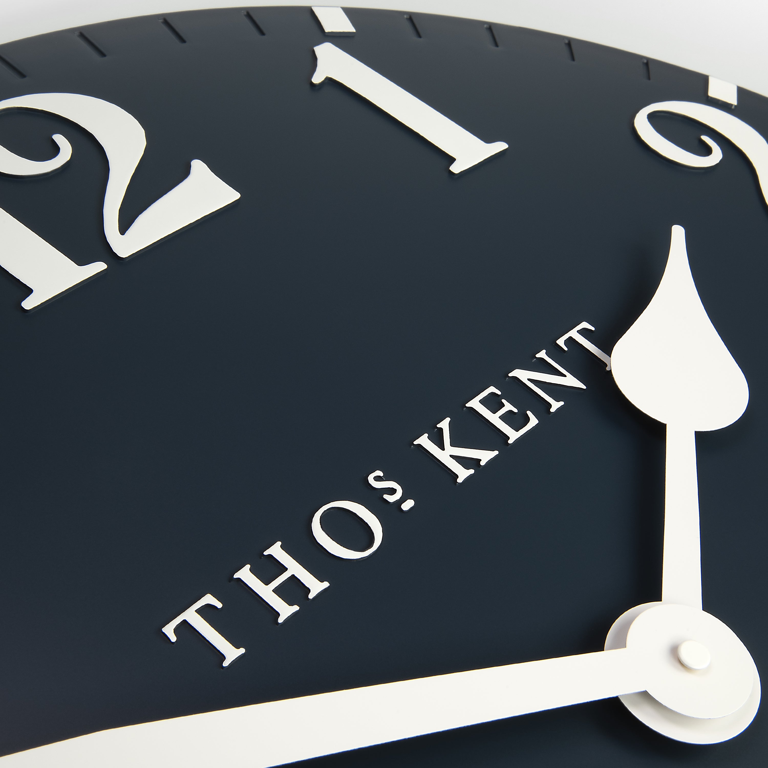 Arabic Wall Clock in Ink Blue - Ink Blue