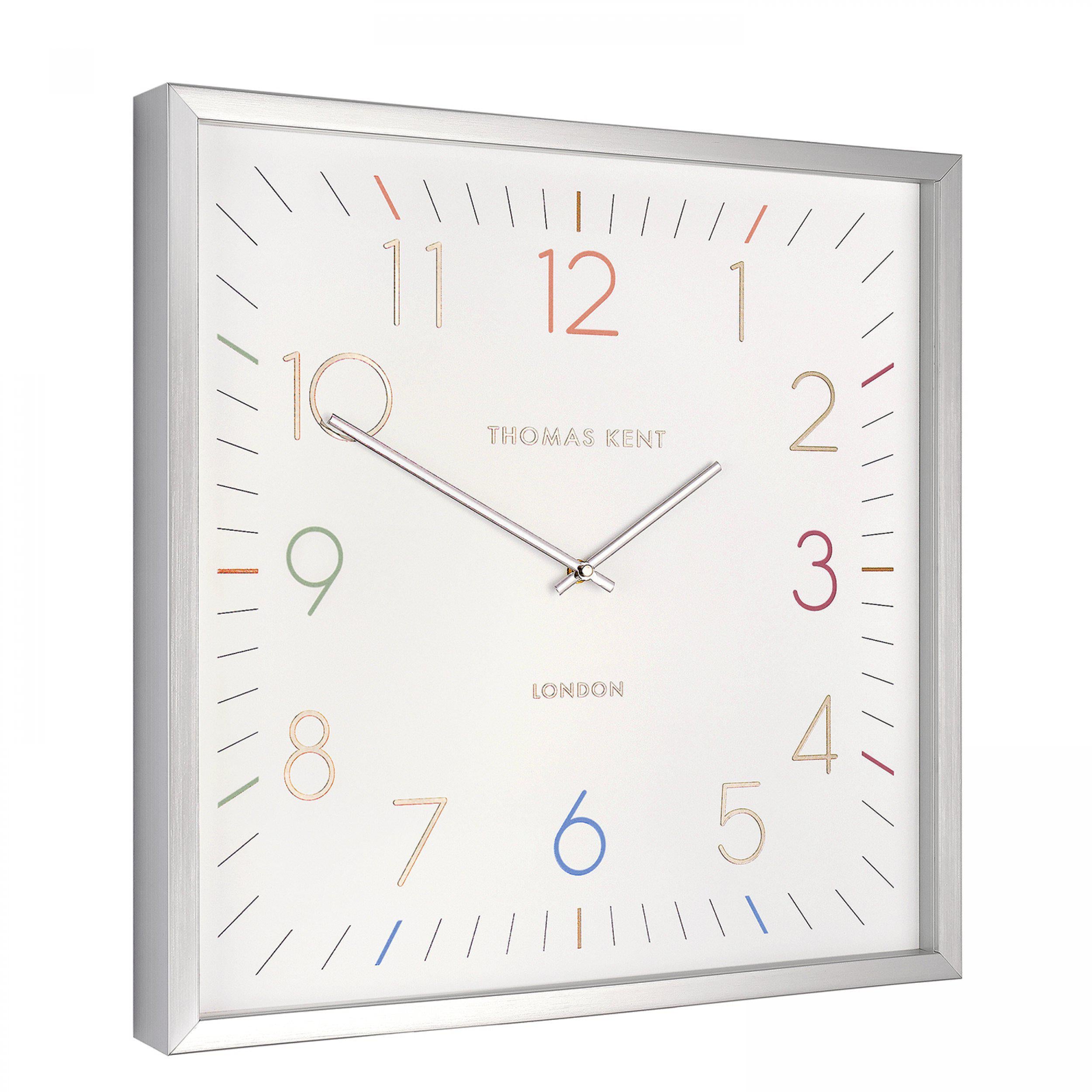Editor Sterling Wall Clock in Silver - Editor Silver