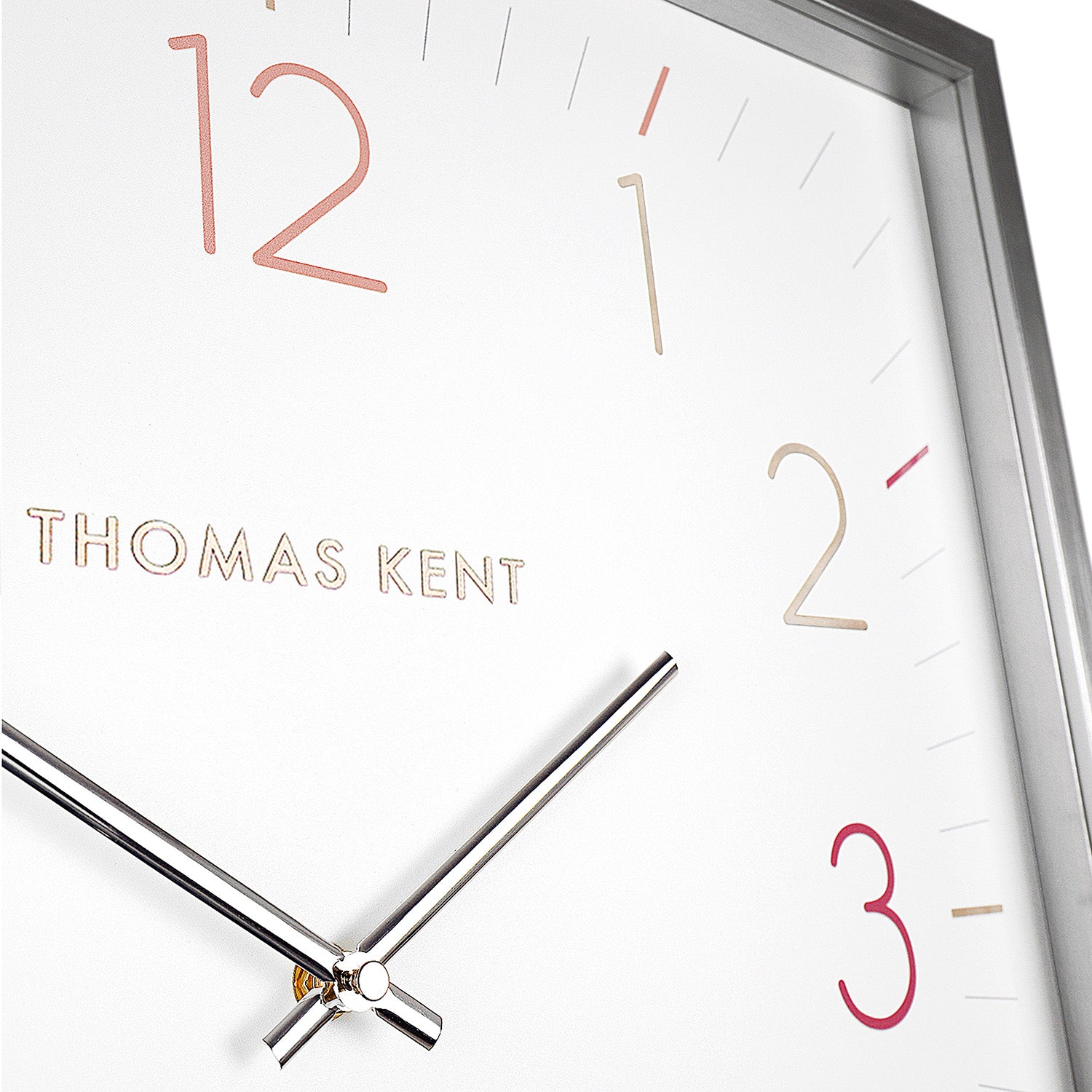 Editor Sterling Wall Clock in Silver - Editor Silver