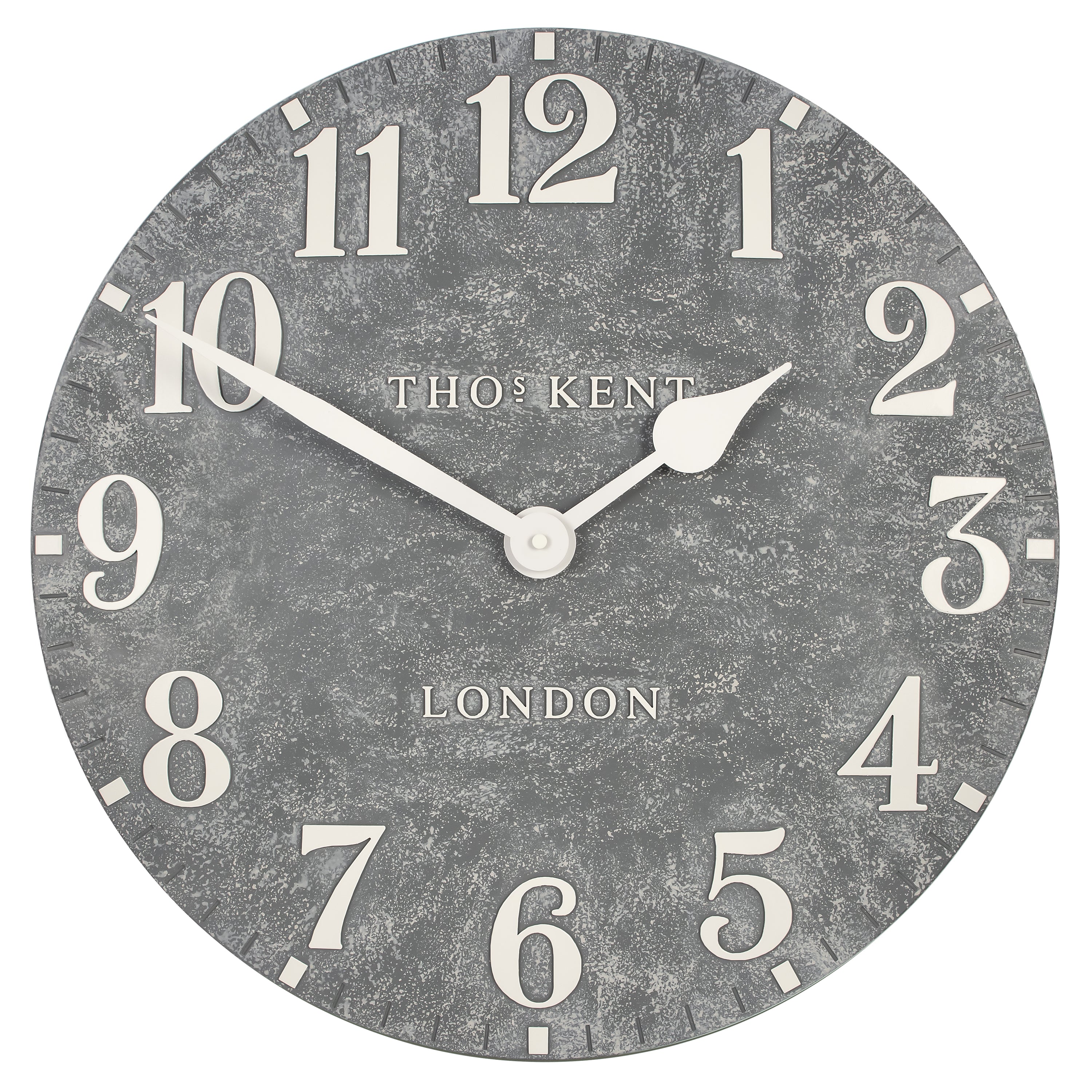 Arabic Outdoor Wall Clock in Cement Grey - Cement Grey