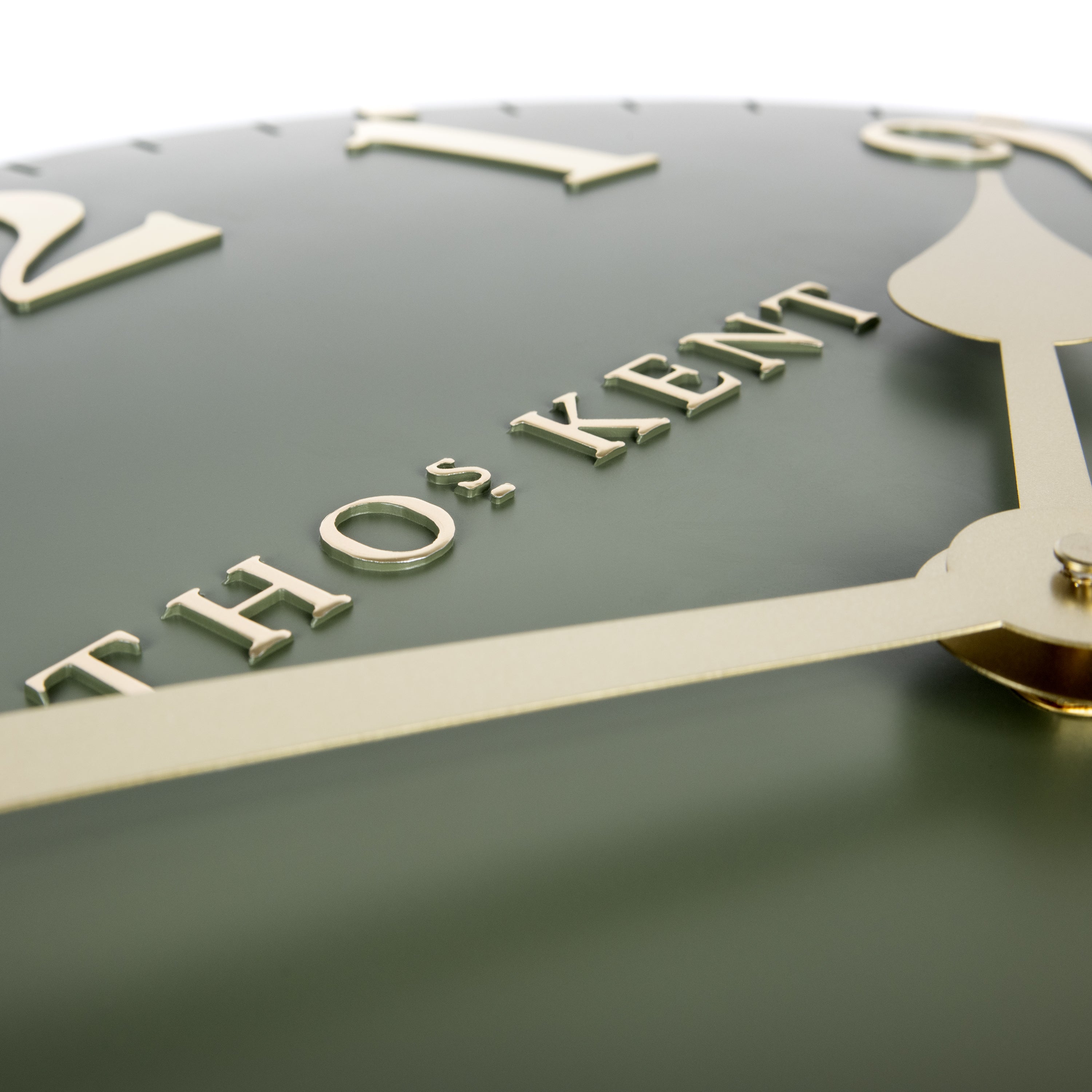 Arabic Wall Clock in  Lichen Green - Lichen Green