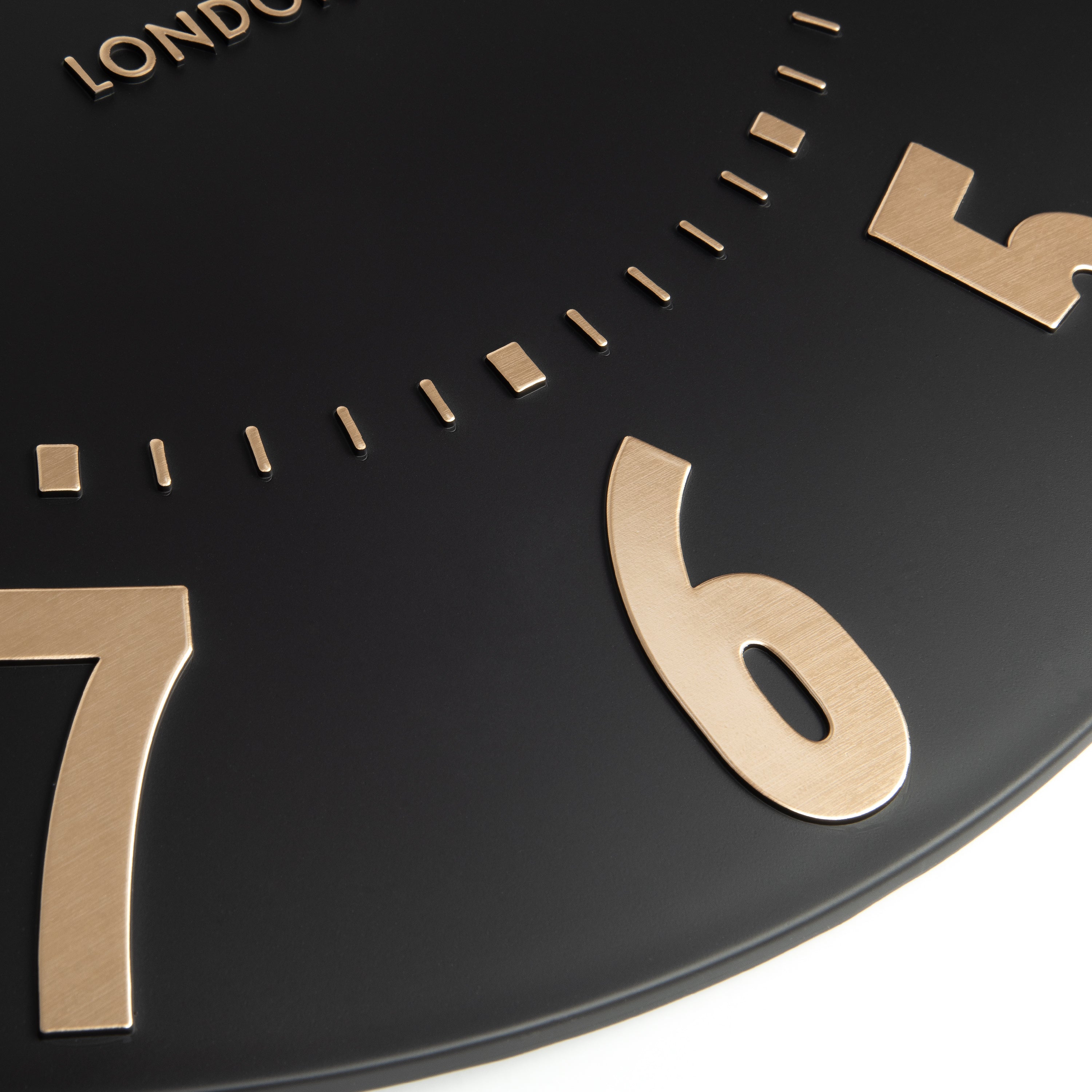 Mulberry Wall Clock in Noir - Black