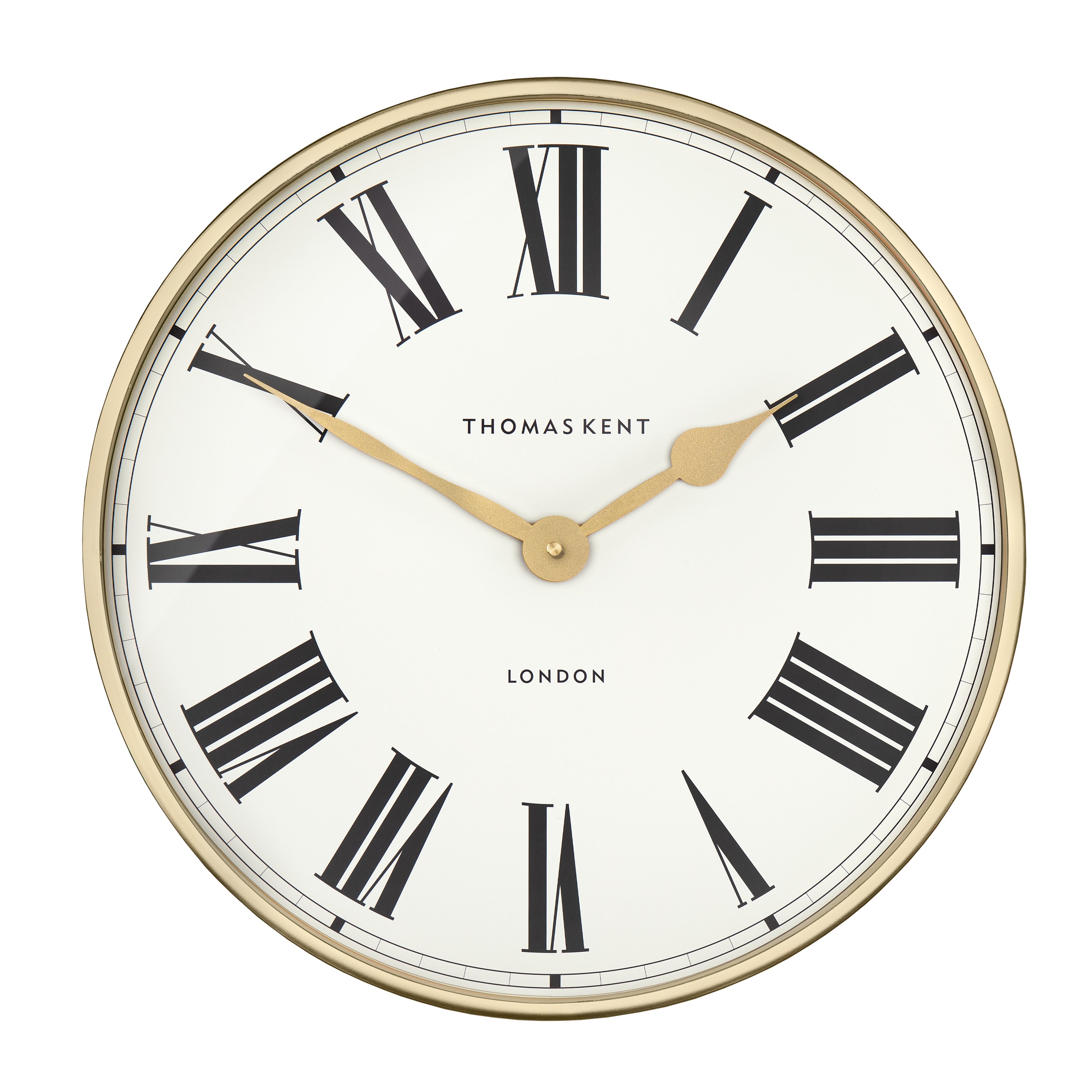 Atlas Wall Clock in Gold - Atlas Gold