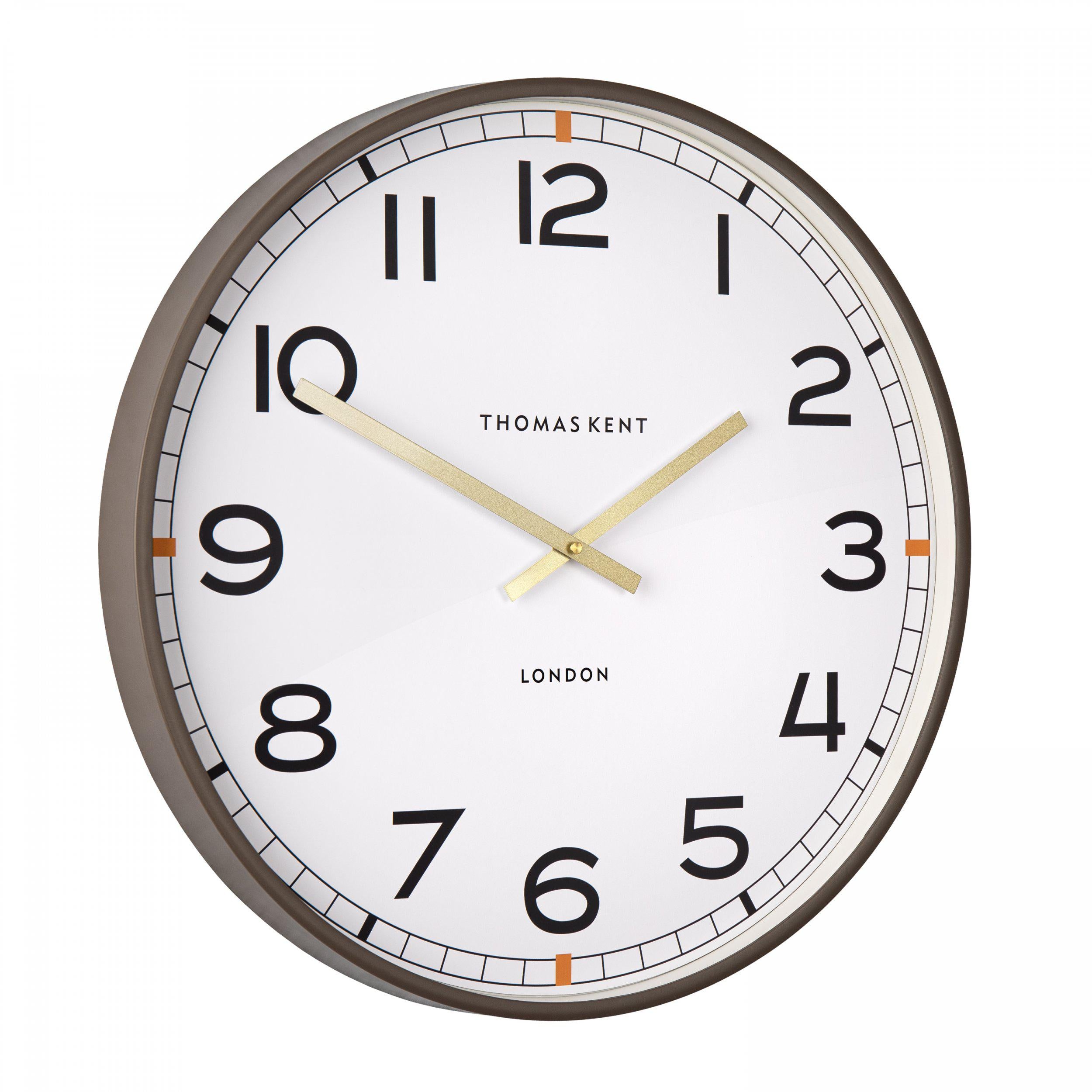 Crew Wall Clock in Chocolate - Crew Chocolate