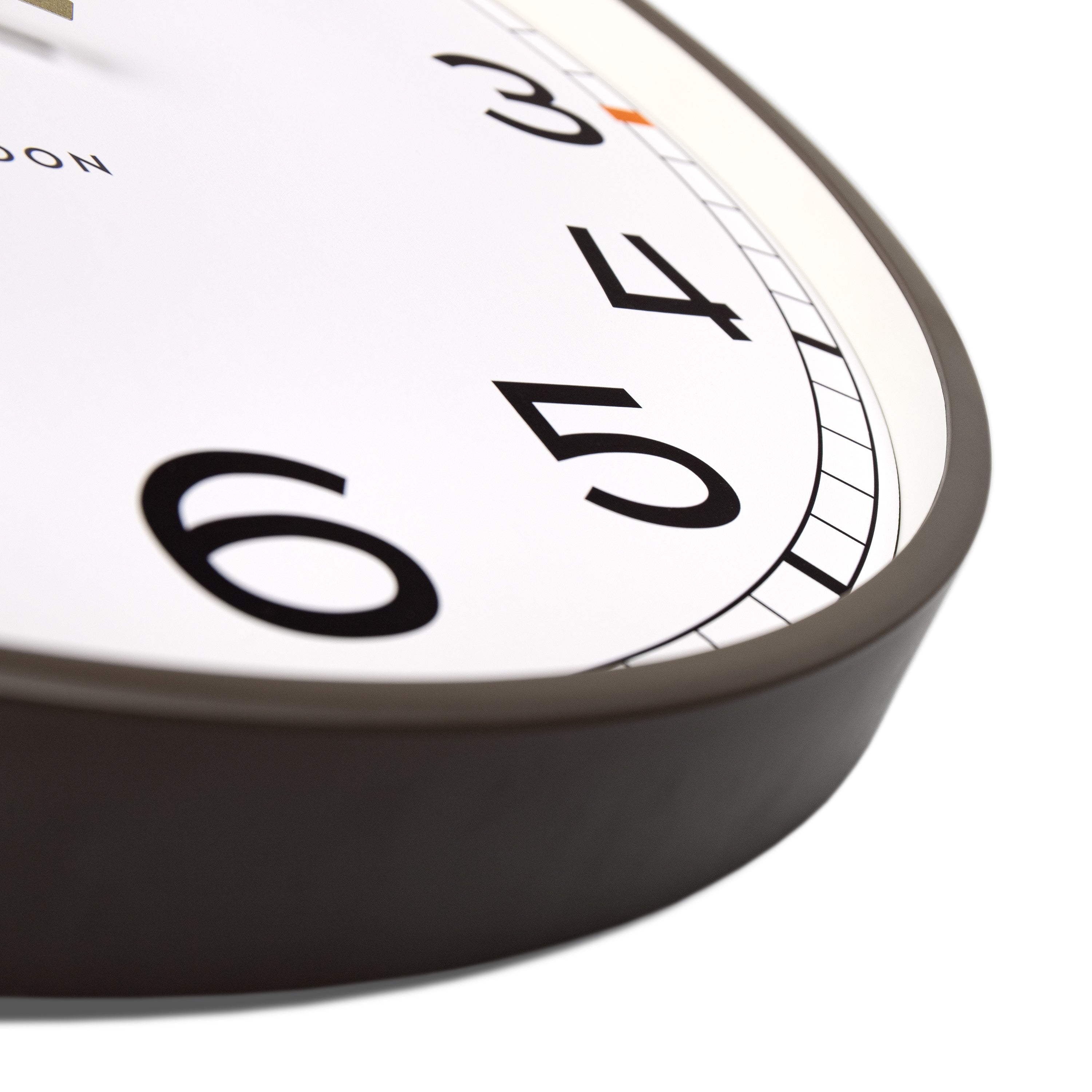 Crew Wall Clock in Chocolate - Crew Chocolate