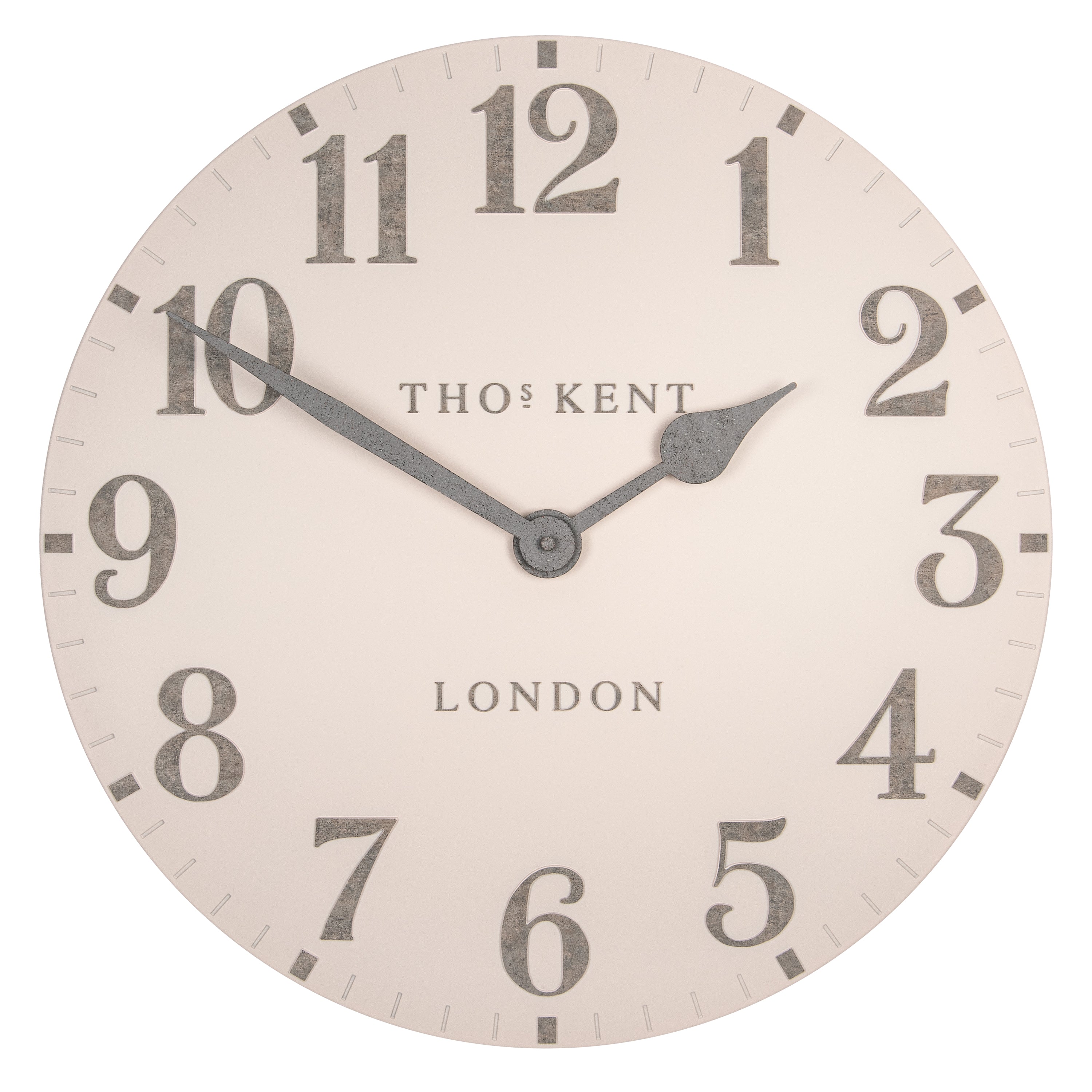 Arabic Wall Clock in Shy Pink - Shy Pink