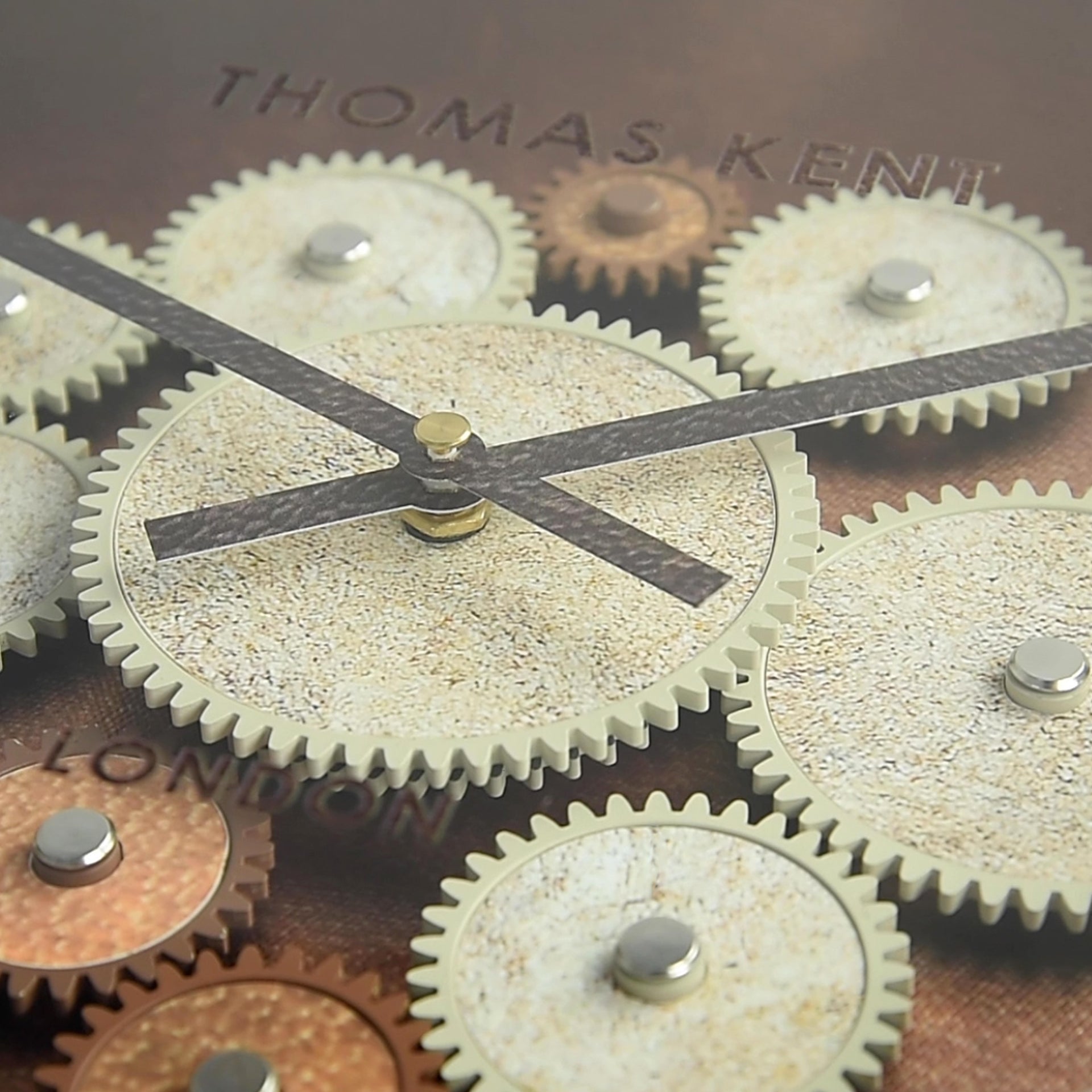 Clocksmith Cog Bronze Large Wall Clock