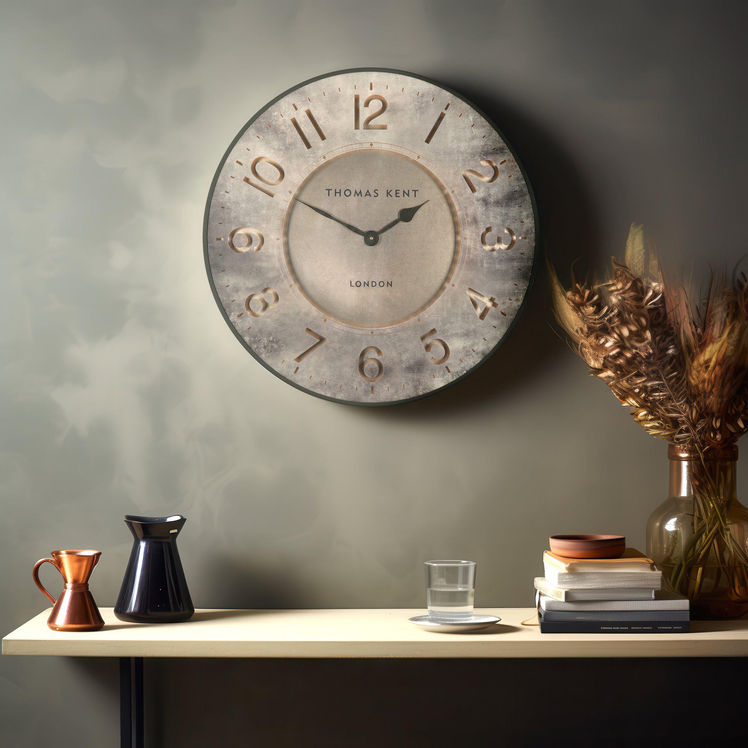 Harvest Gold Wall Clock - Gray
