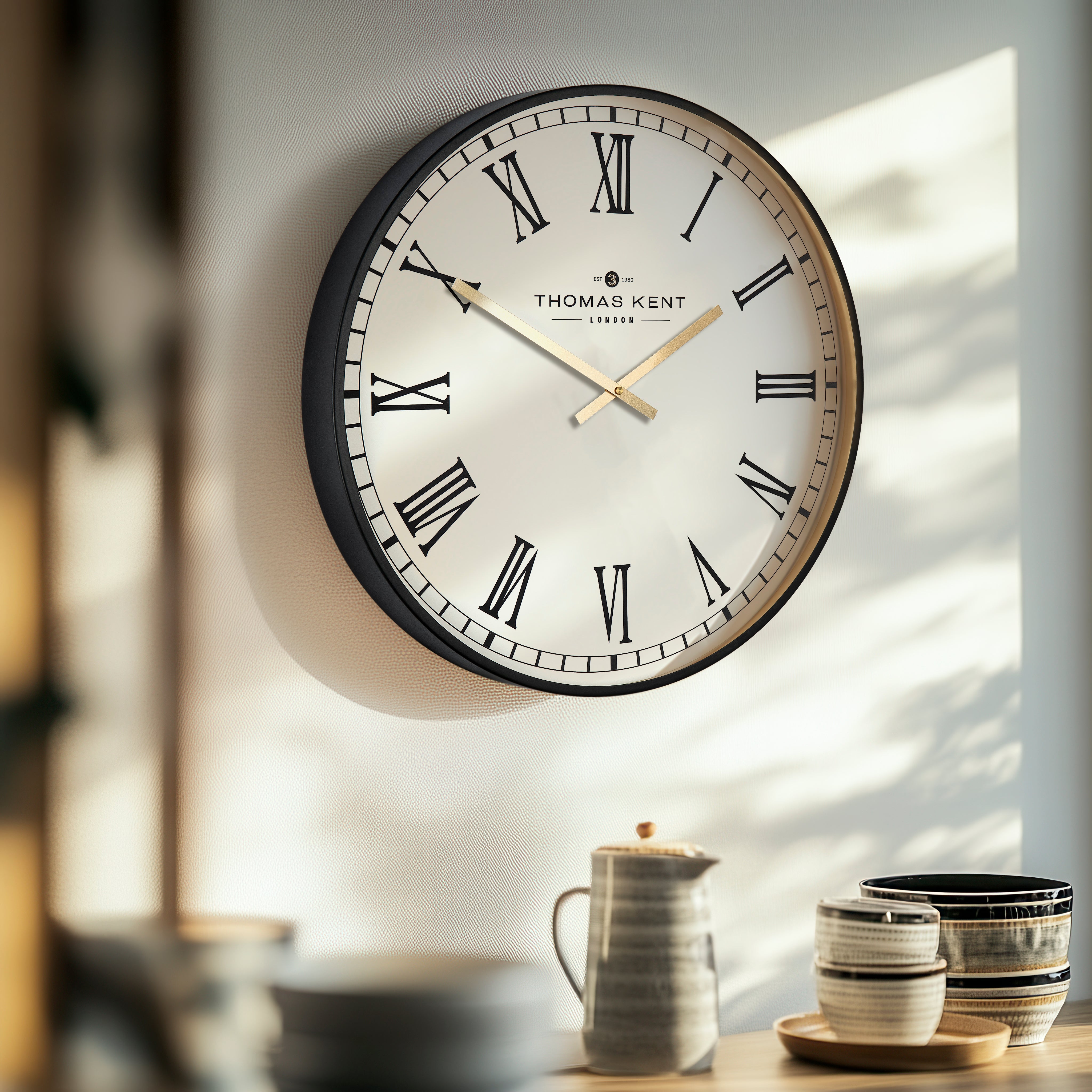 Clocksmith No.3 Wall Clock in Black