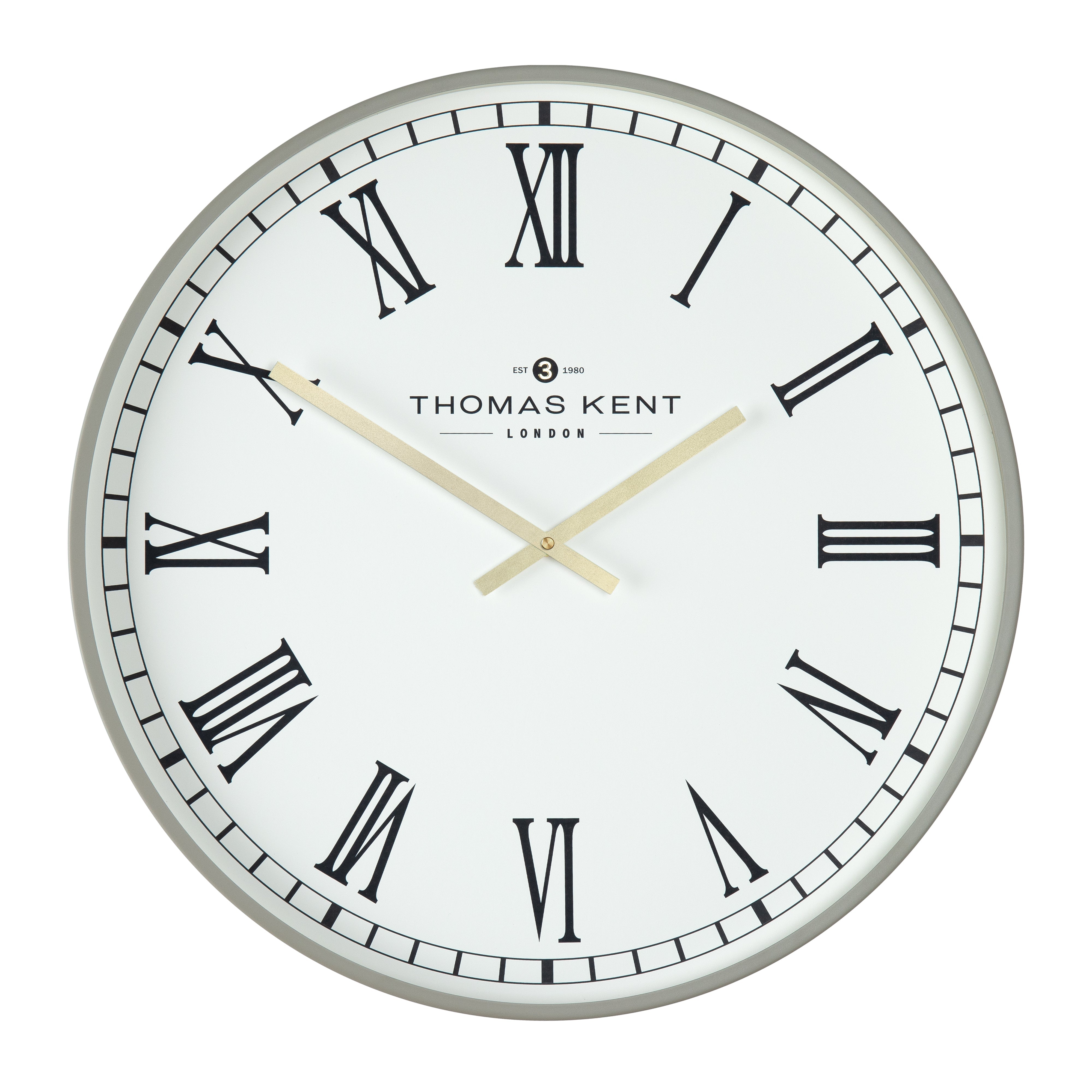 Clocksmith No.3 Wall Clock in Grey