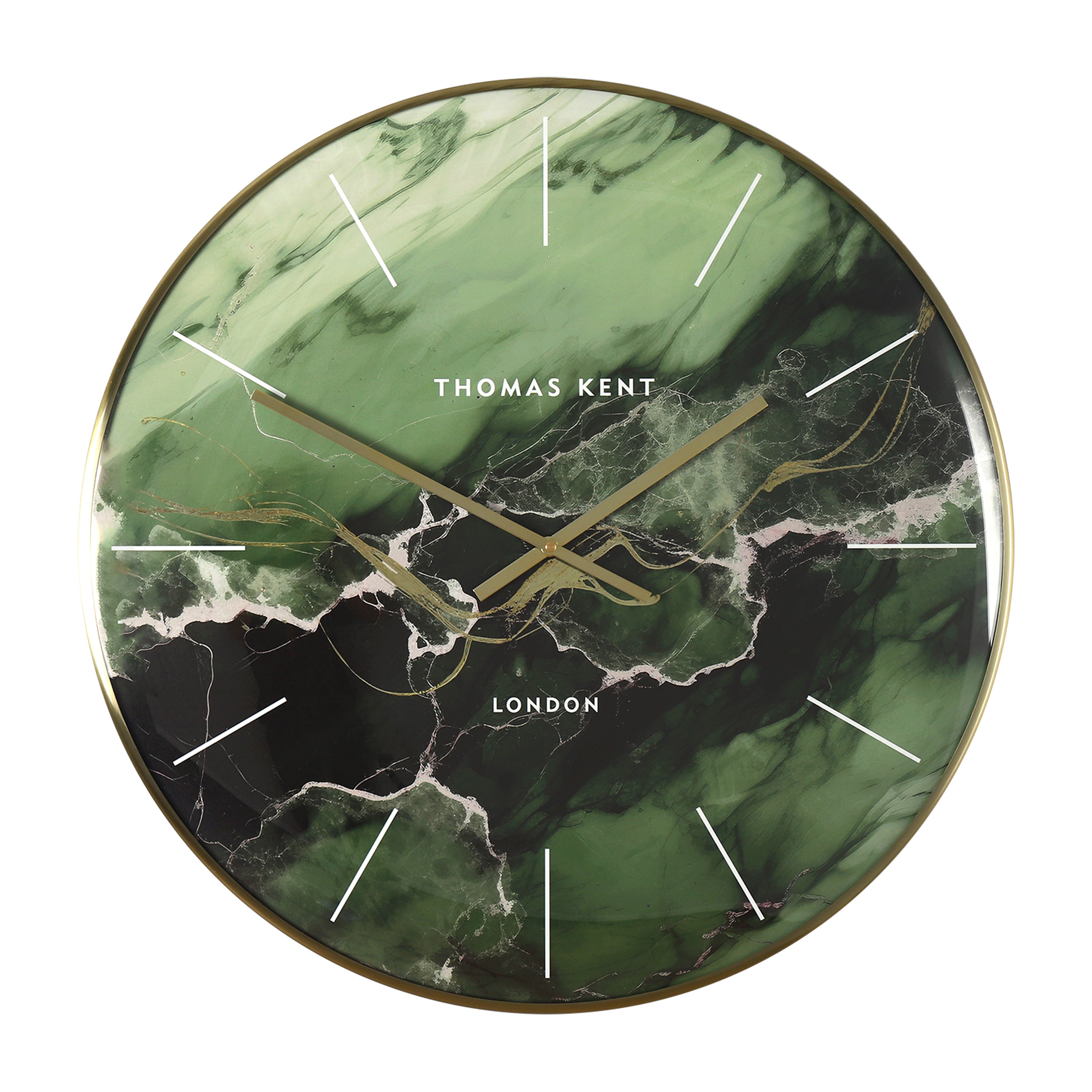 Oyster Wall Clock Emerald - Green