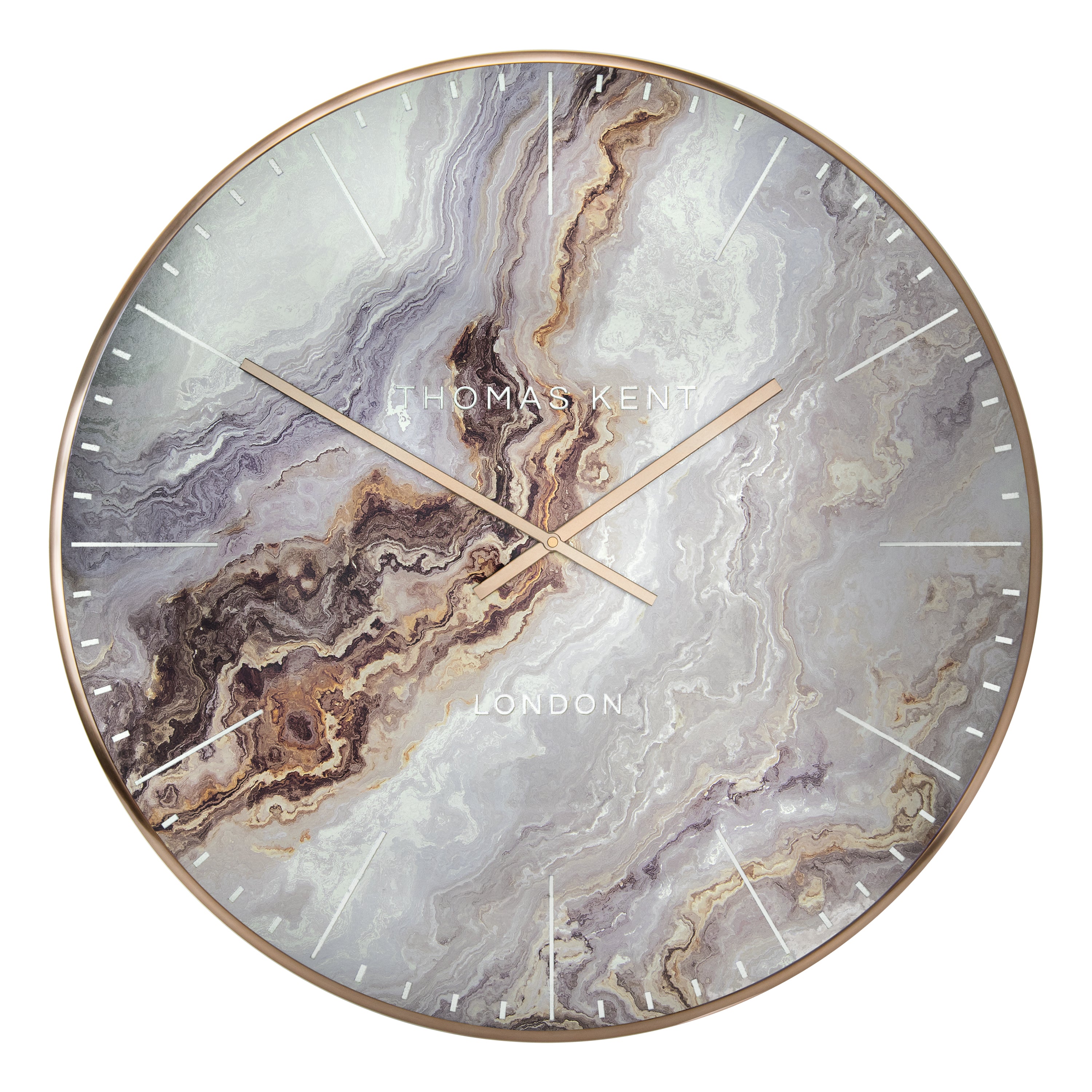 Oyster Wall Clock Bronze - Bronze
