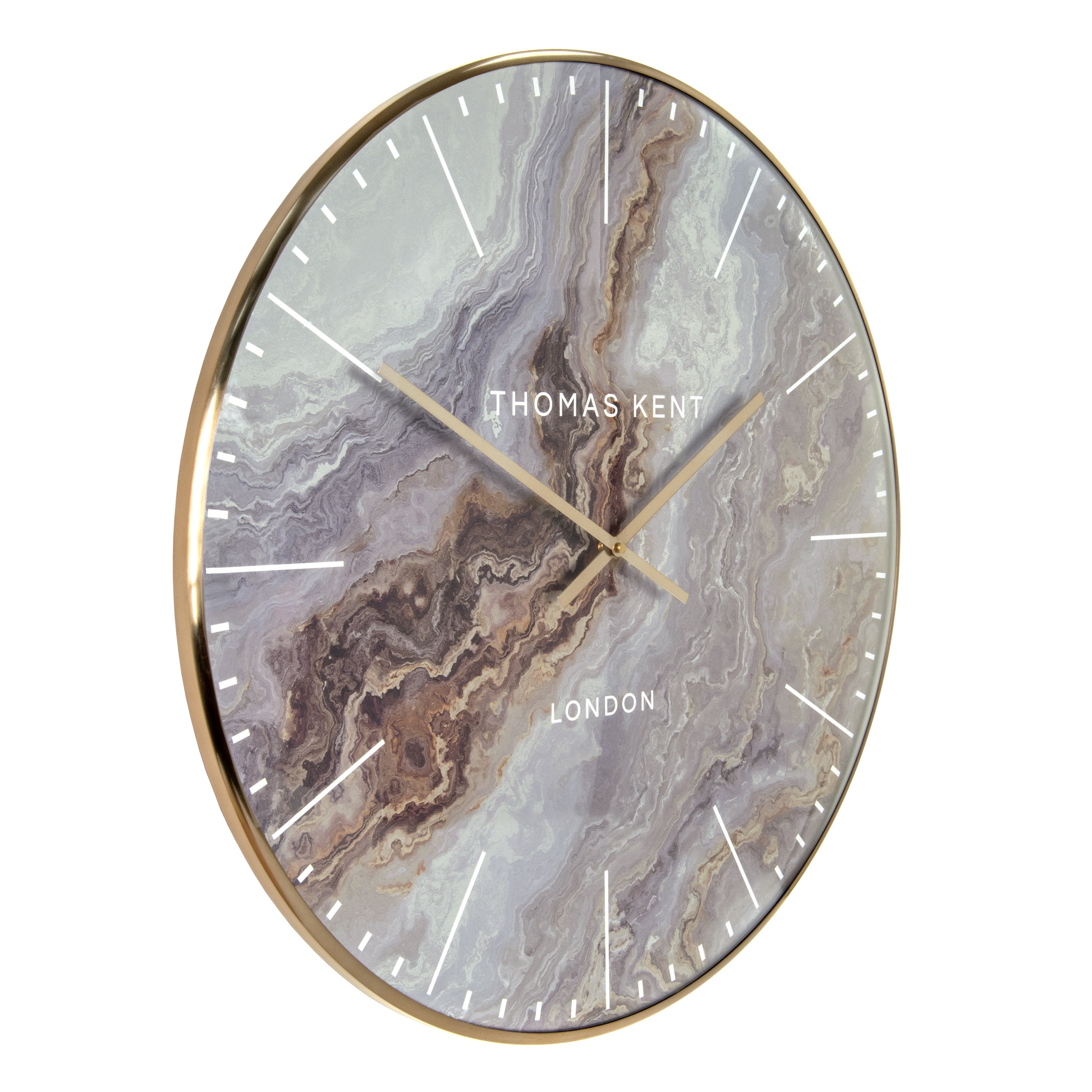 Oyster Wall Clock Bronze - Bronze