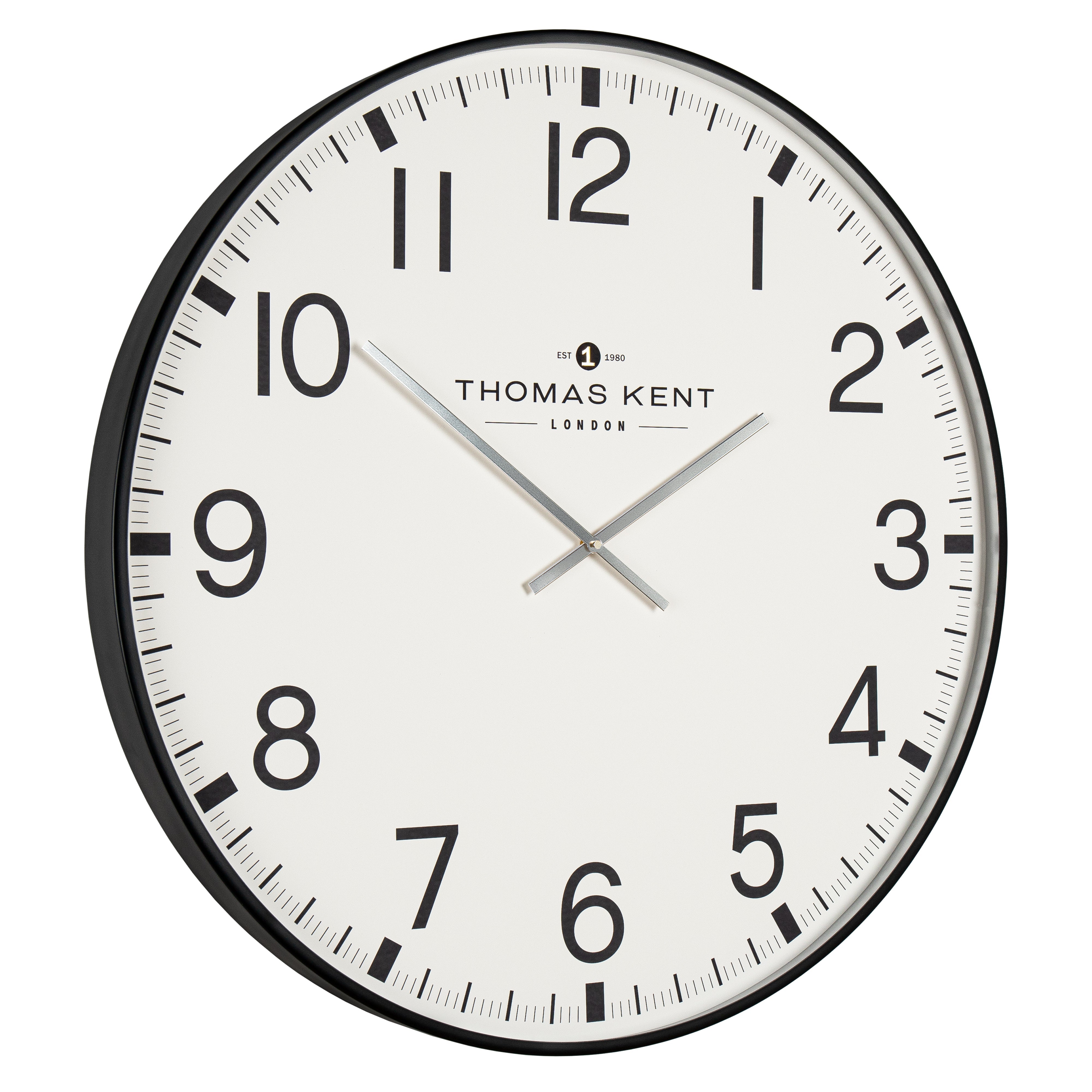Clocksmith No.1 Oversized Wall Clock in Black