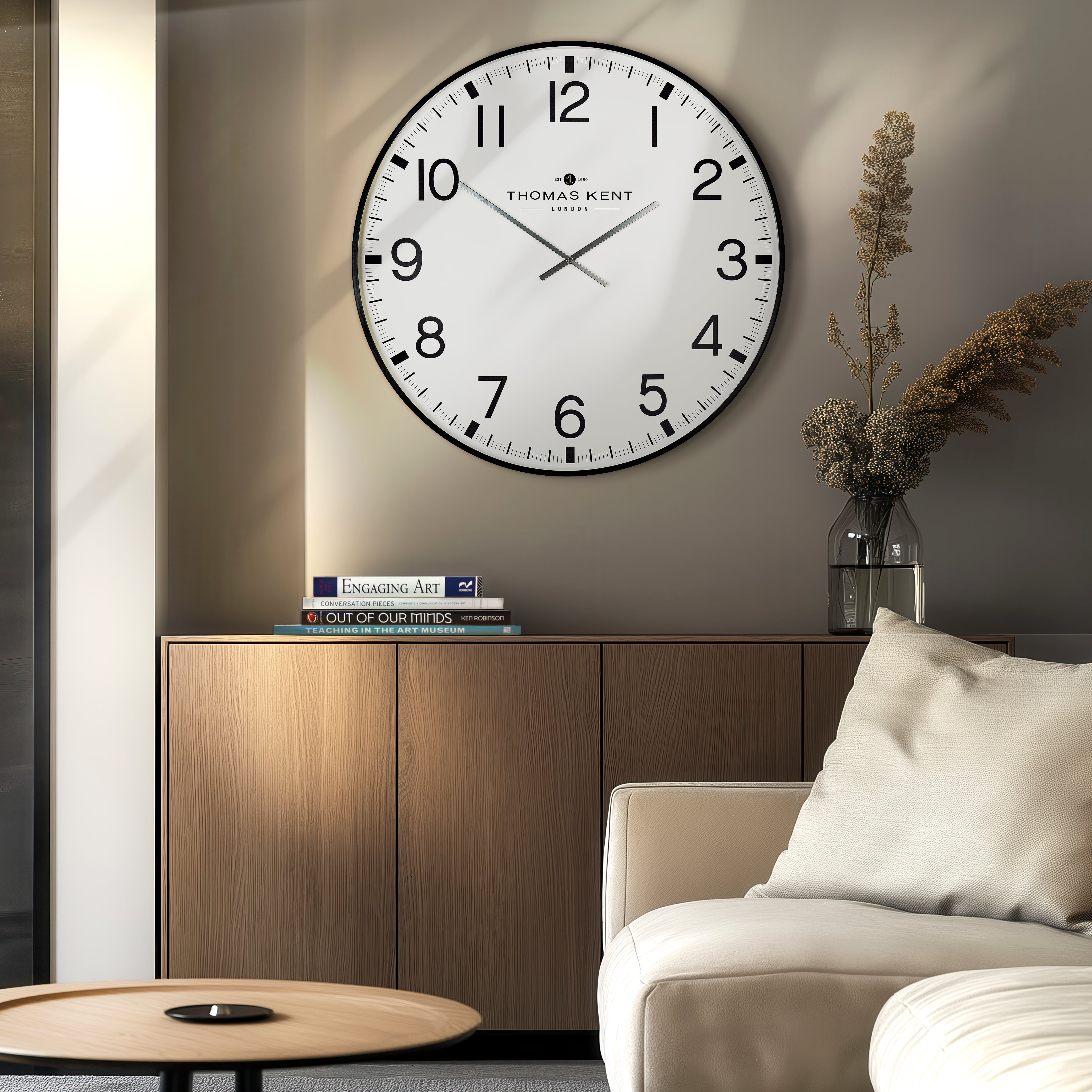 Clocksmith No.1 Oversized Wall Clock in Black
