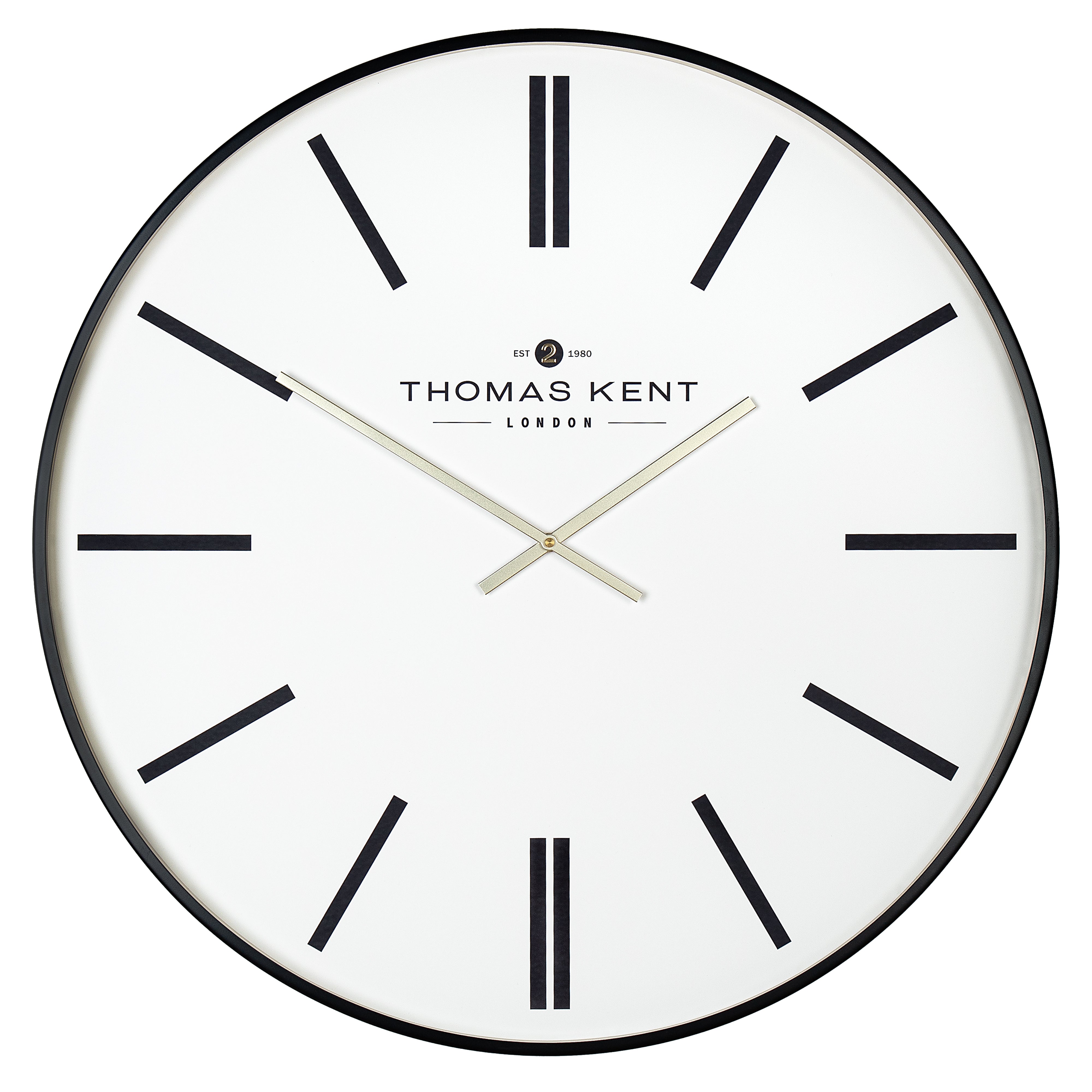 Clocksmith No.2 Oversized Wall Clock in Black