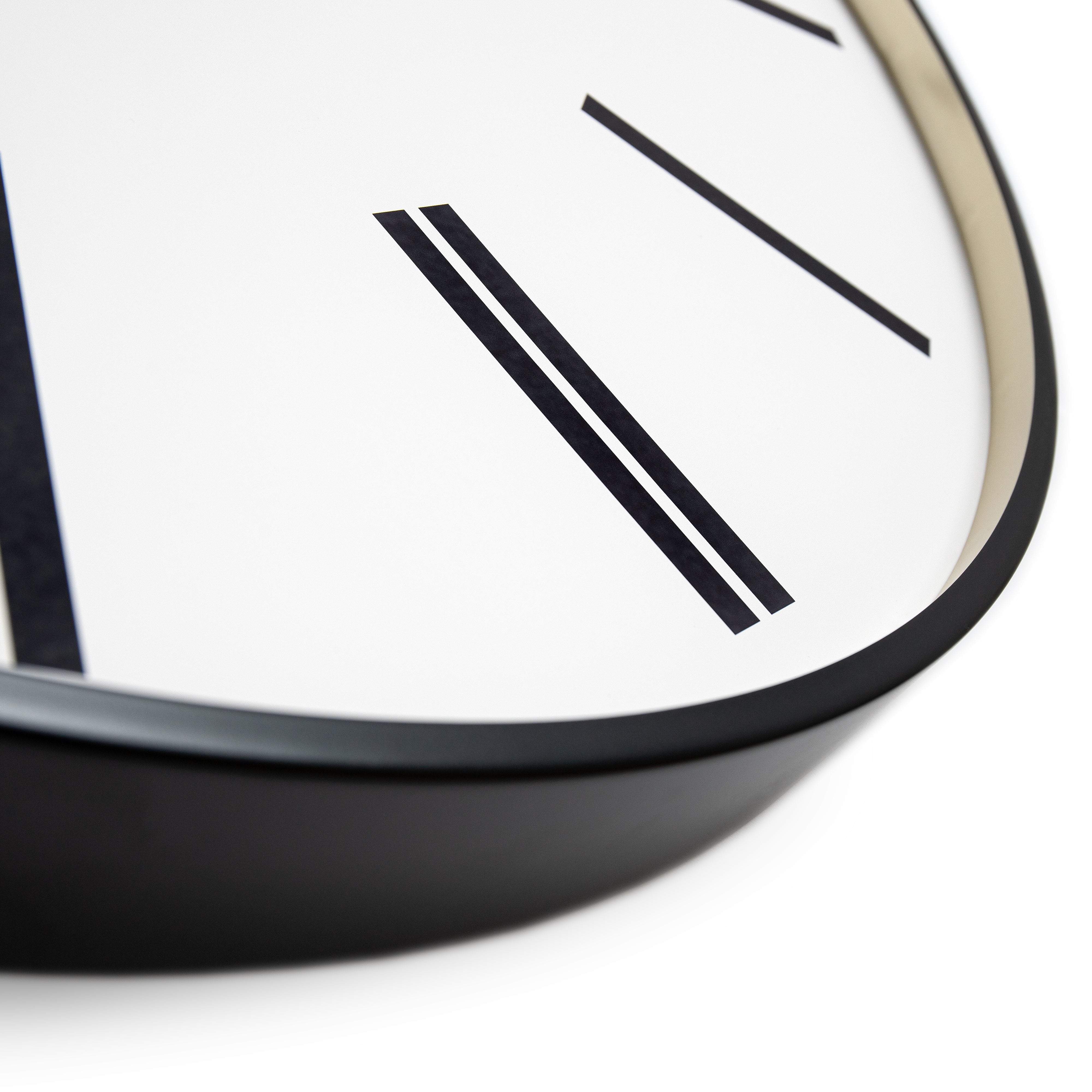 Clocksmith No.2 Oversized Wall Clock in Black