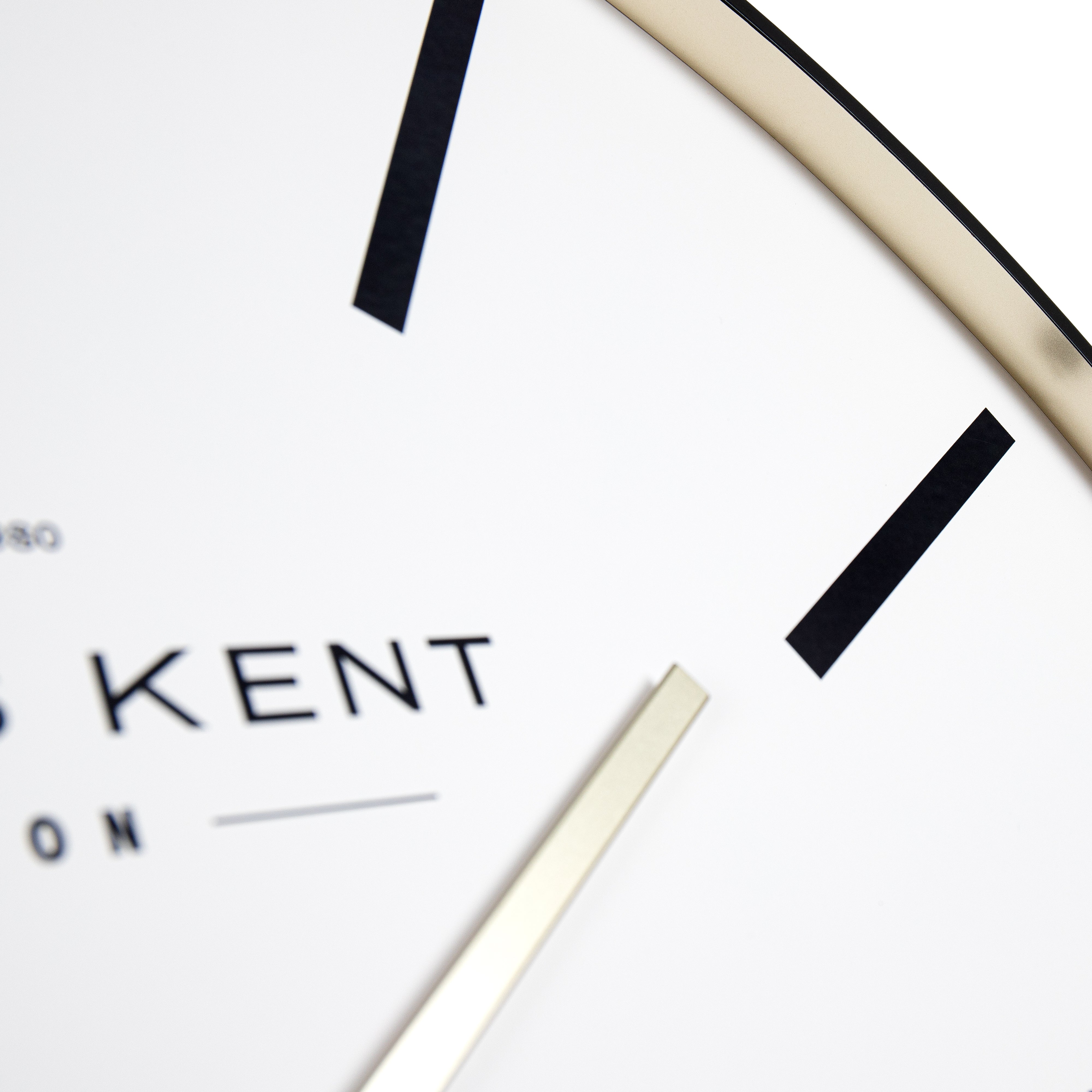 Clocksmith No.2 Oversized Wall Clock in Black