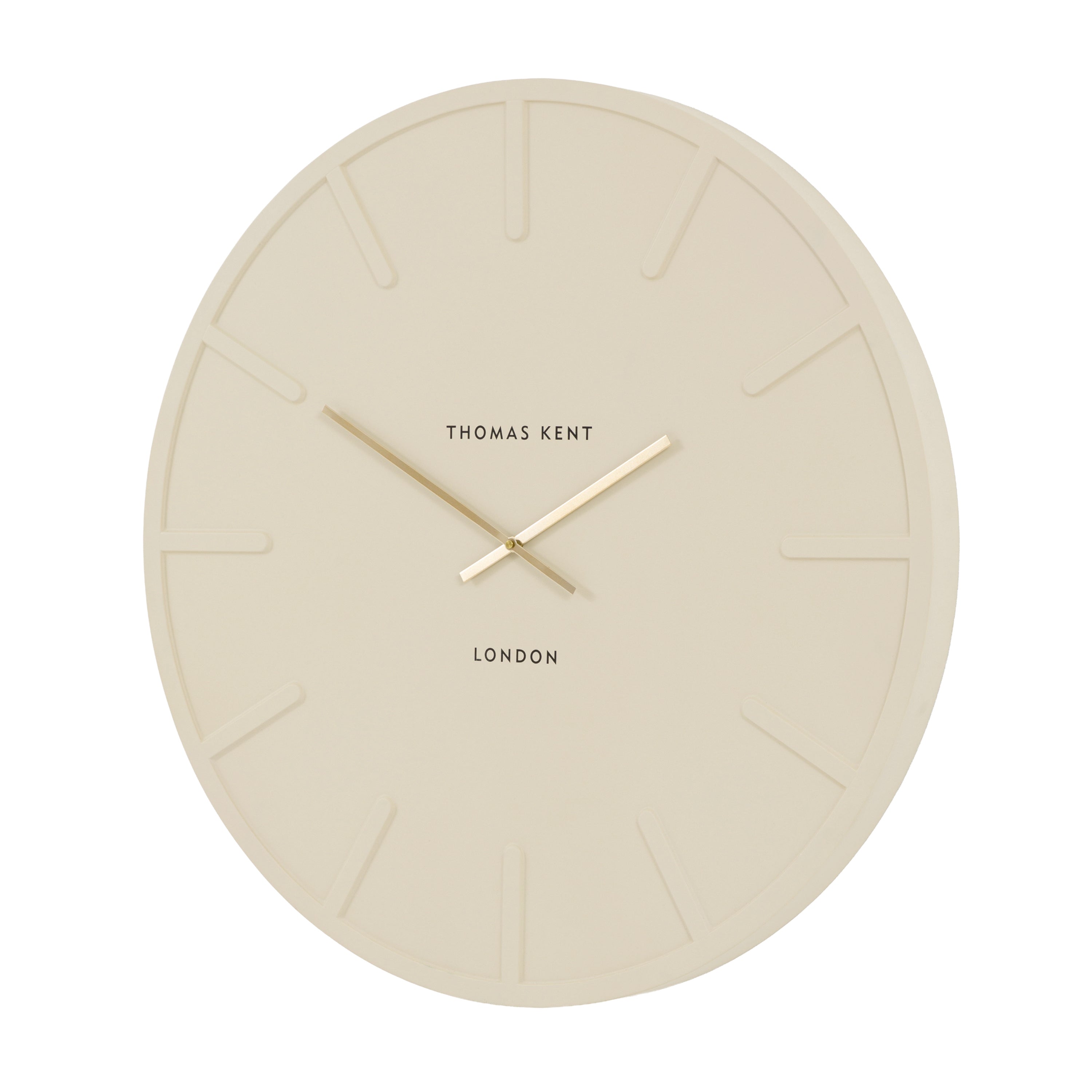 Larson Wall Clock in Cream