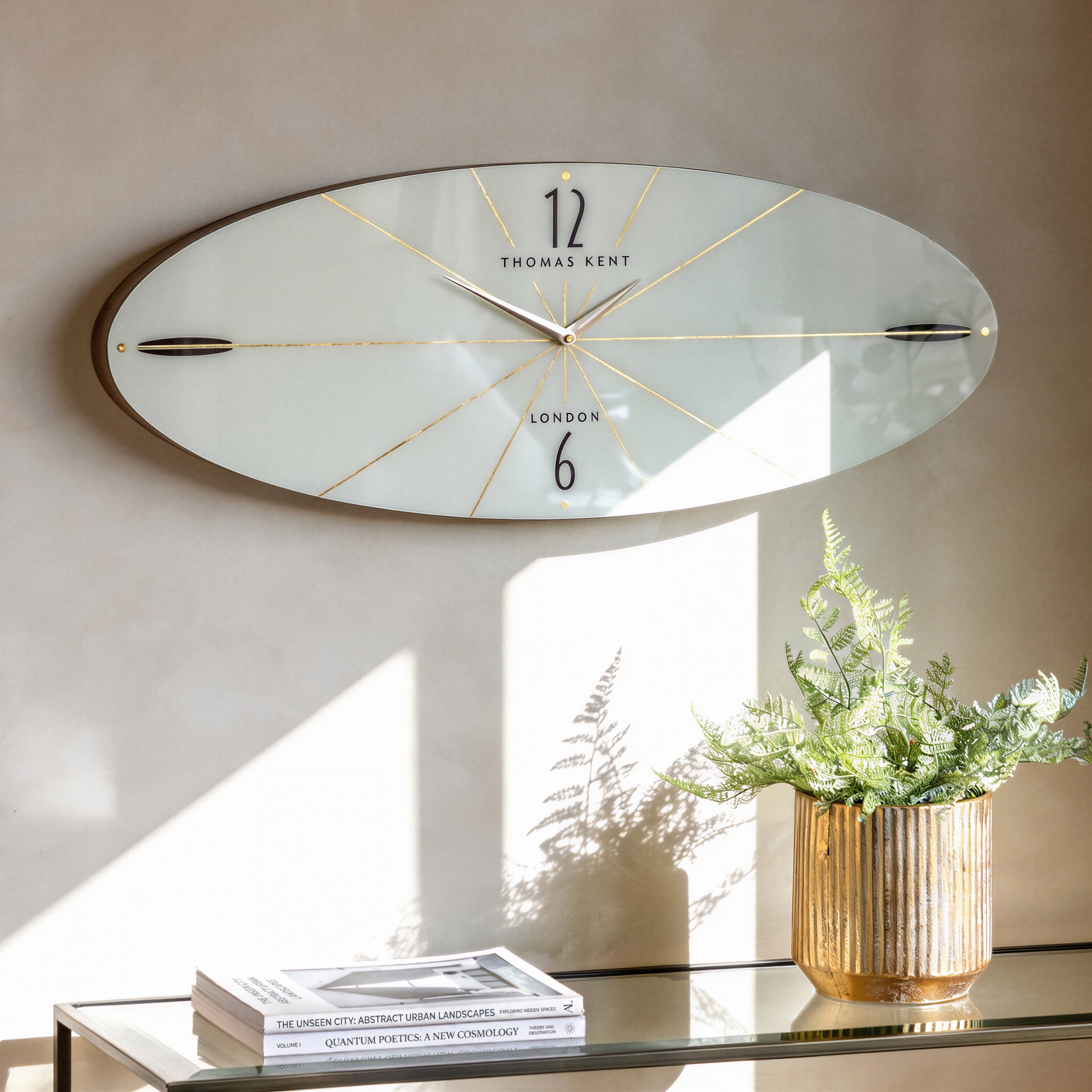 Greenwich Ellipse Wall Clock