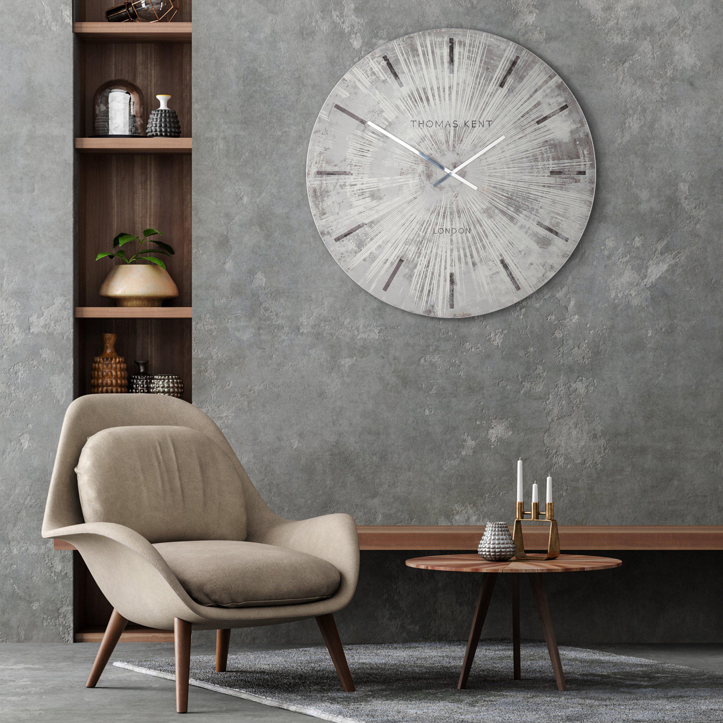 Starburst Wall Clock - Starburst Silver