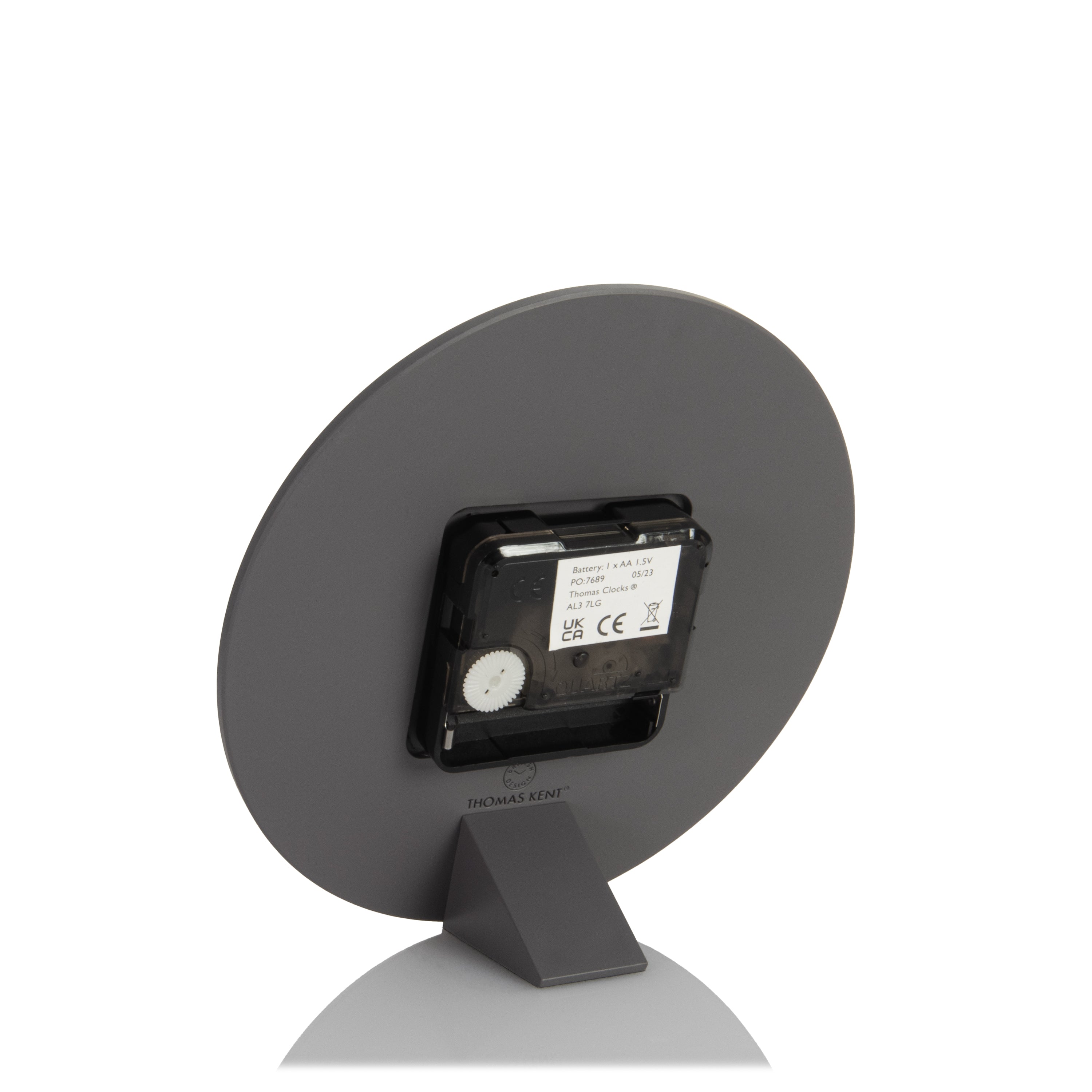 Arabic Mantel Clock in Dolphin Grey - Dolphin Grey