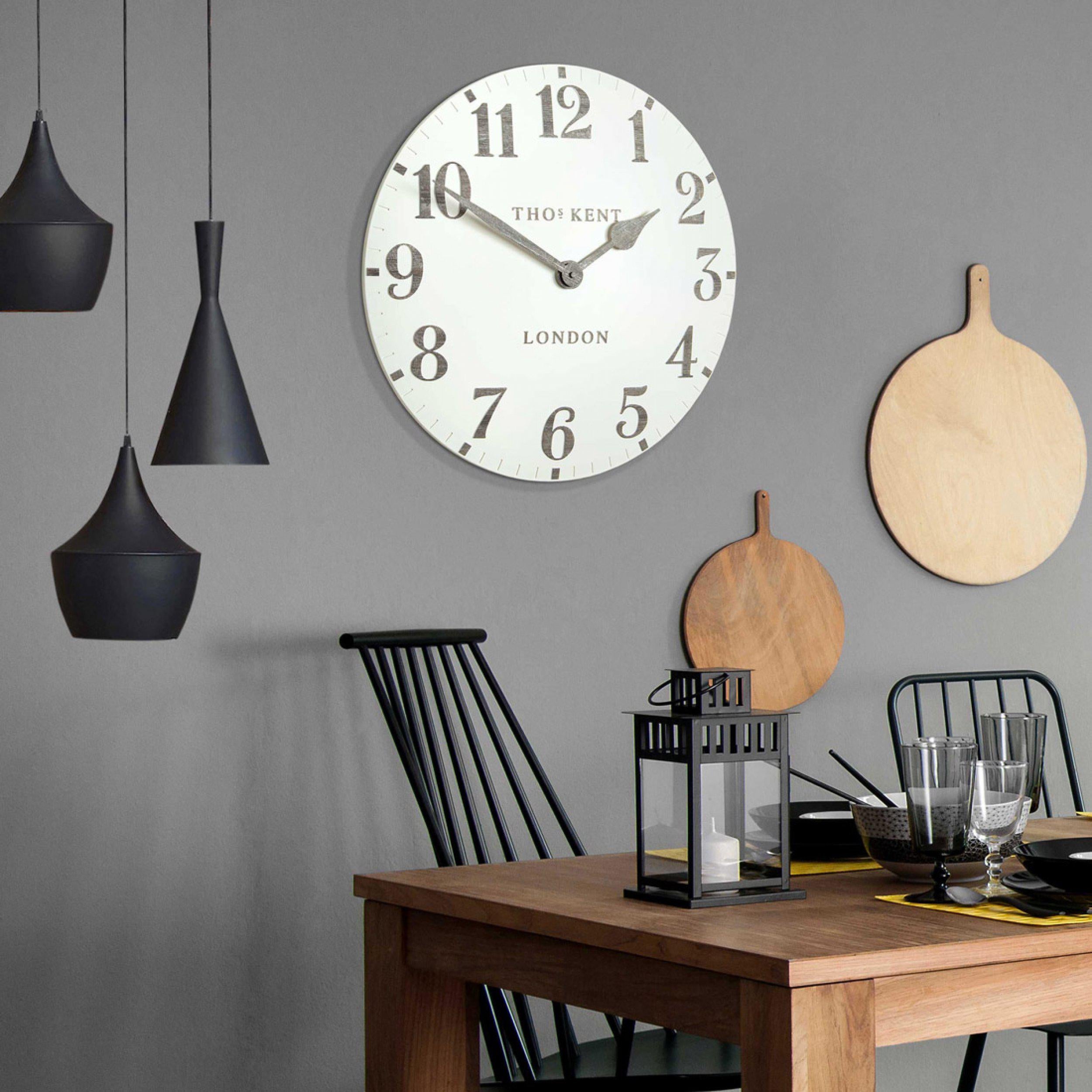 Arabic Wall Clock in Limestone - Limestone