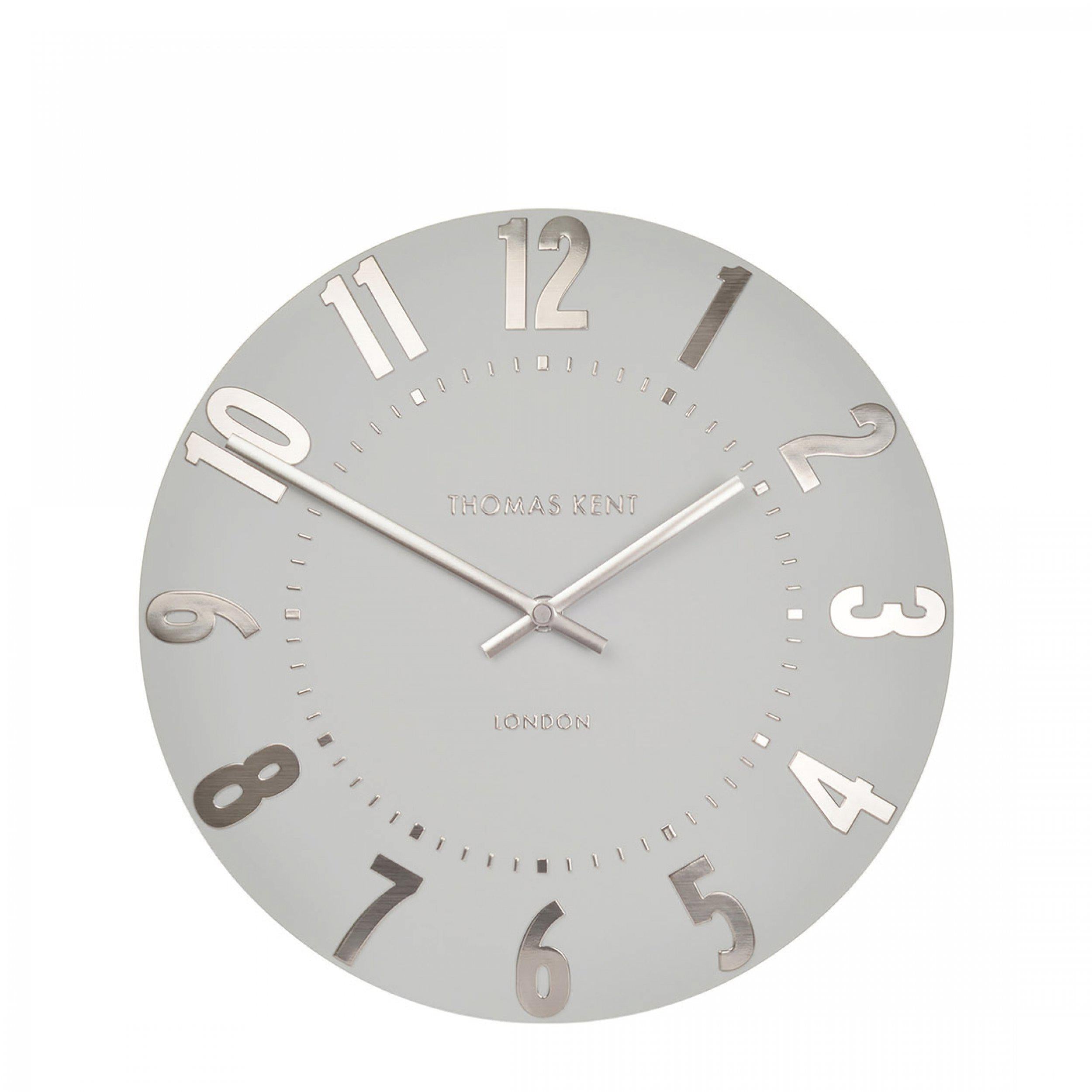Mulberry Wall Clock Silver Cloud - Silver Cloud