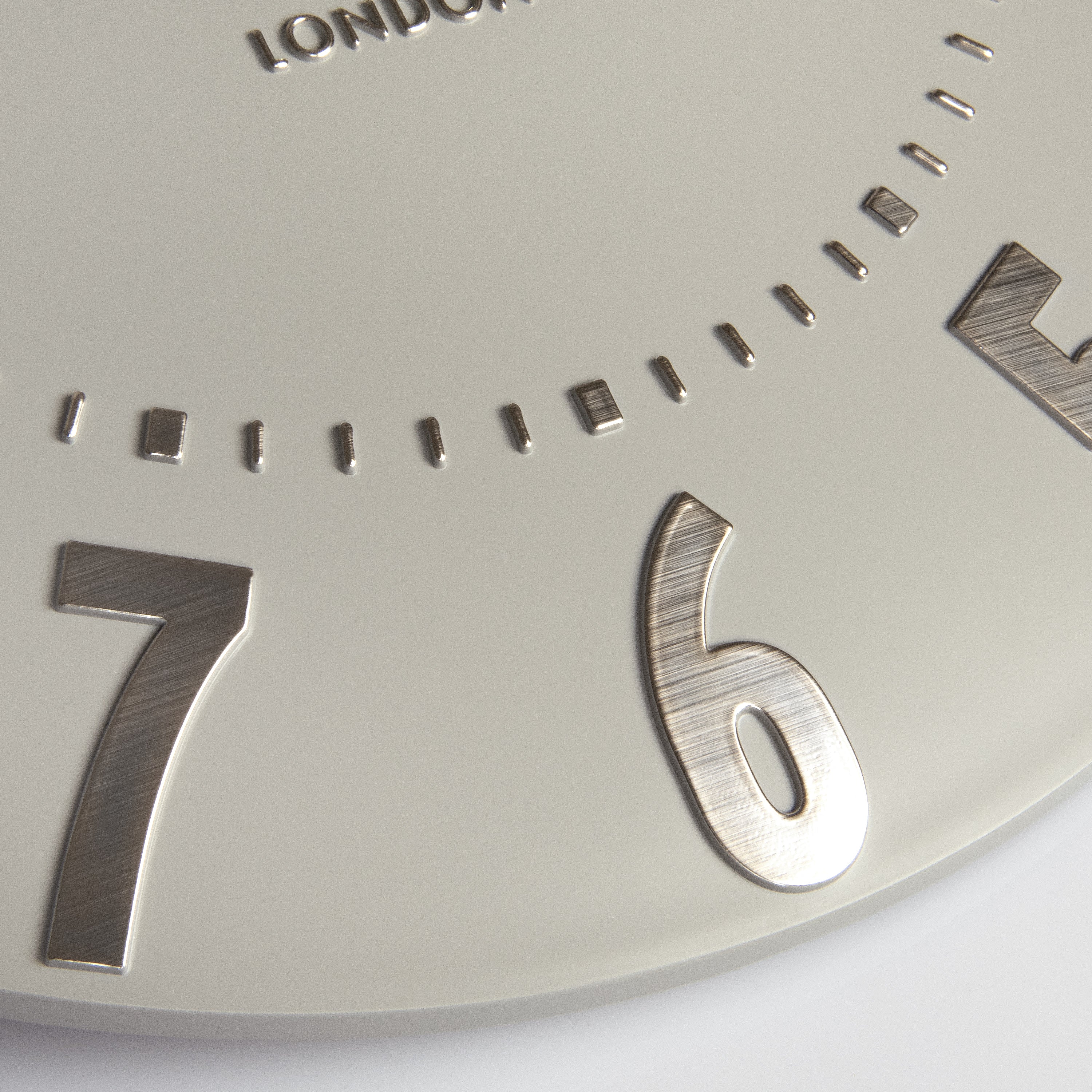Mulberry Wall Clock Silver Cloud - Silver Cloud